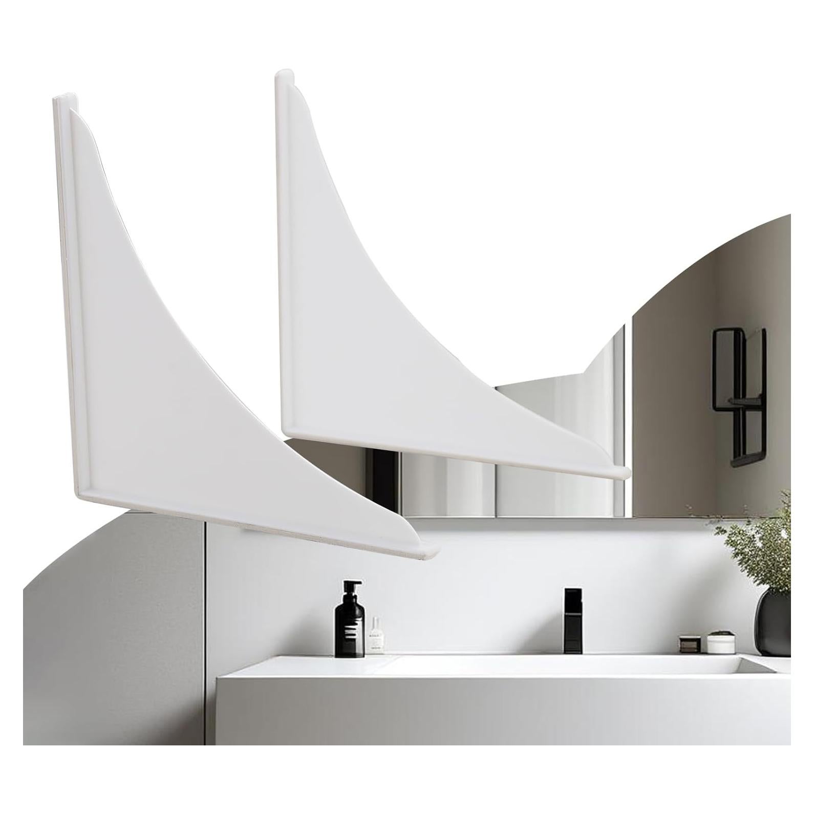 Paquete de 2 Protectores de Salpicaduras de Agua ZephyrJazz 23.5x23.5 cm