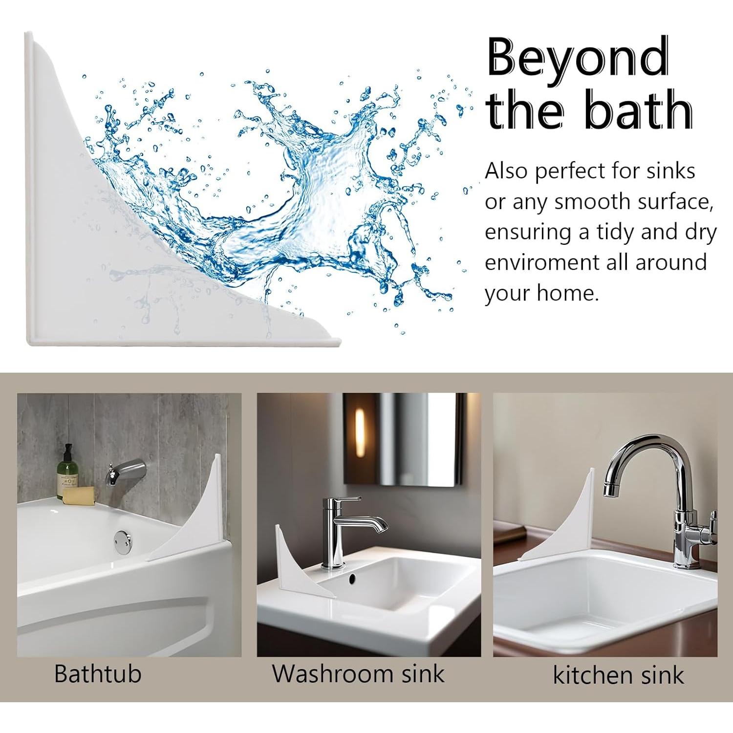 Paquete de 2 Protectores de Salpicaduras de Agua ZephyrJazz 23.5x23.5 cm