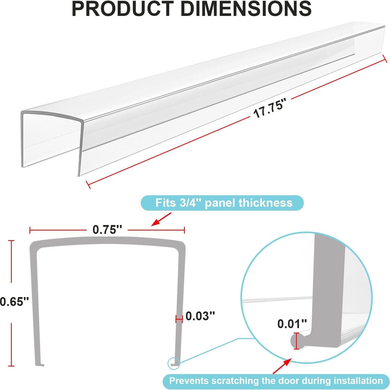 Paquete de 4 Protectores de Gabinete 4our Kiddies 45.72 cm