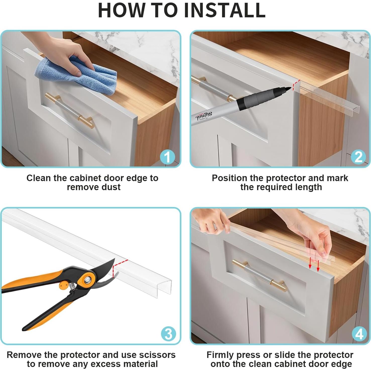 Paquete de 4 Protectores de Gabinete 4our Kiddies 45.72 cm