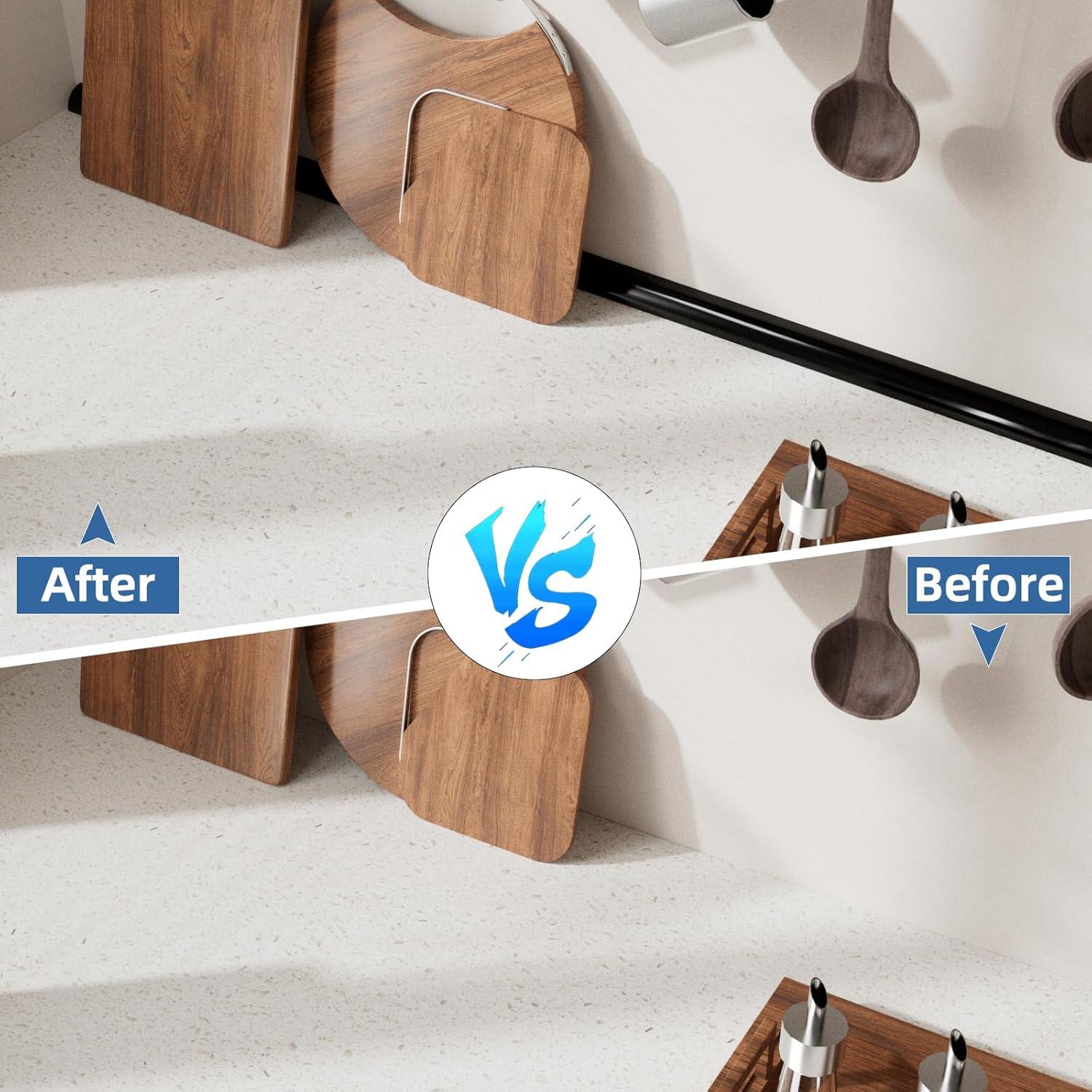 Moldura Flexible de Silicona Autoadhesiva Conwang 120.4 cm Negro