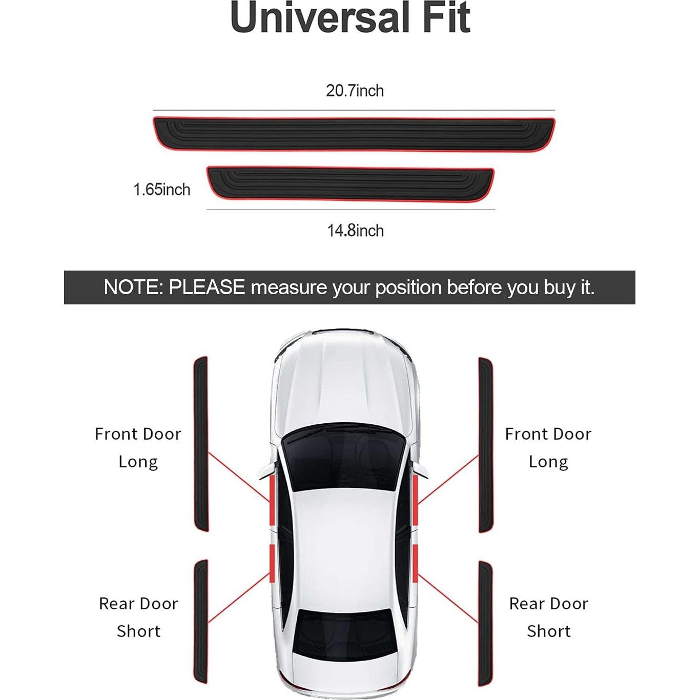 Protectores de Placa de Umbral de Puerta HOCHESLO Universal