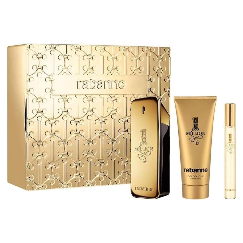 Set Fragancia 1 Million Paco Rabanne 3 Piezas 96.39 ml