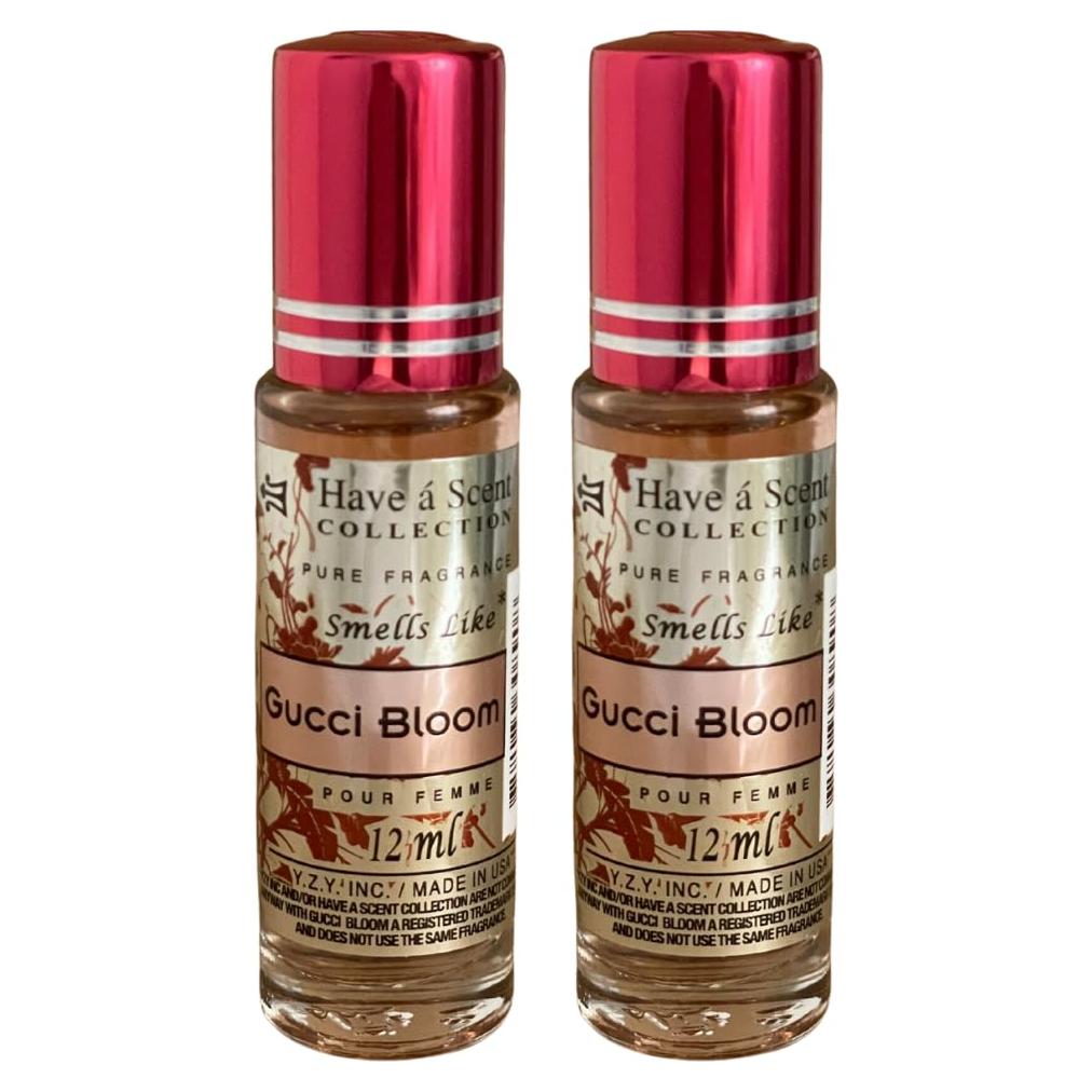 Fragancia Roll On Gucci Bloom W 12ml - Paquete de 2