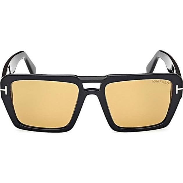 Gafas de Sol Tom Ford FT1153 Cuadradas 56mm Negro Brillante