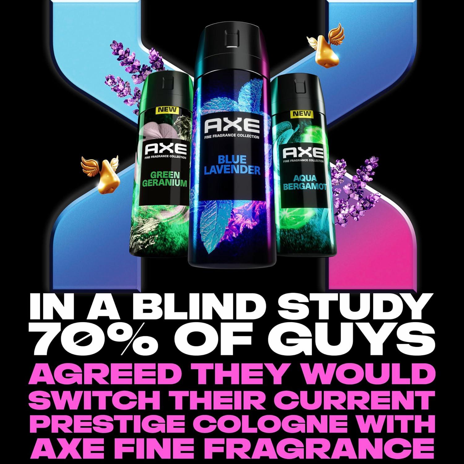 Desodorante Spray Corporal AXE Lavanda Azul 3x113.4g 72H Frescura