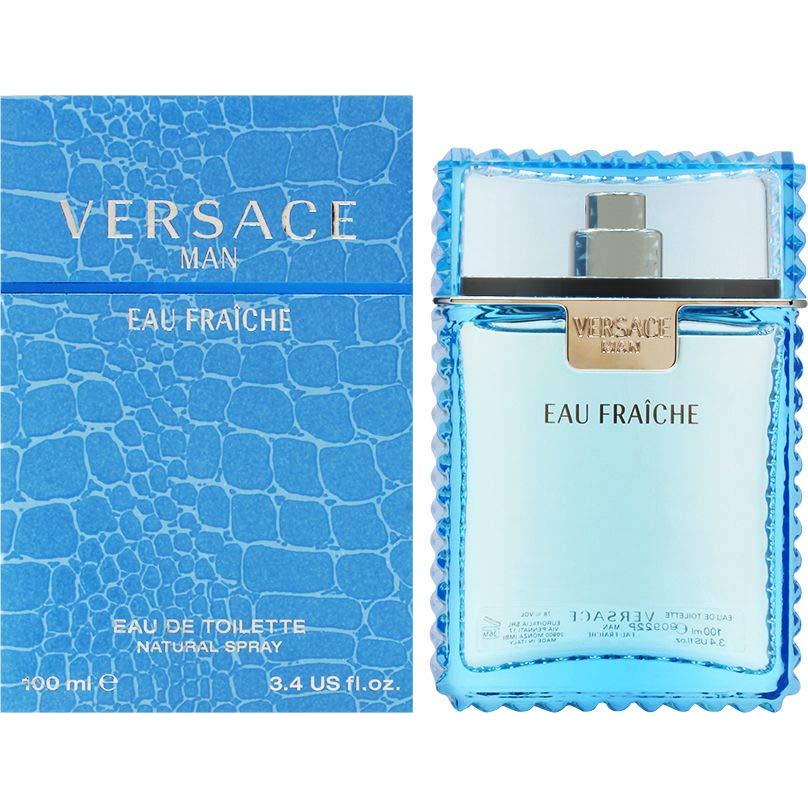 Paquete Fragancias Hombres Versace Man Eau Fraiche 100ml + Eros Flame 50ml