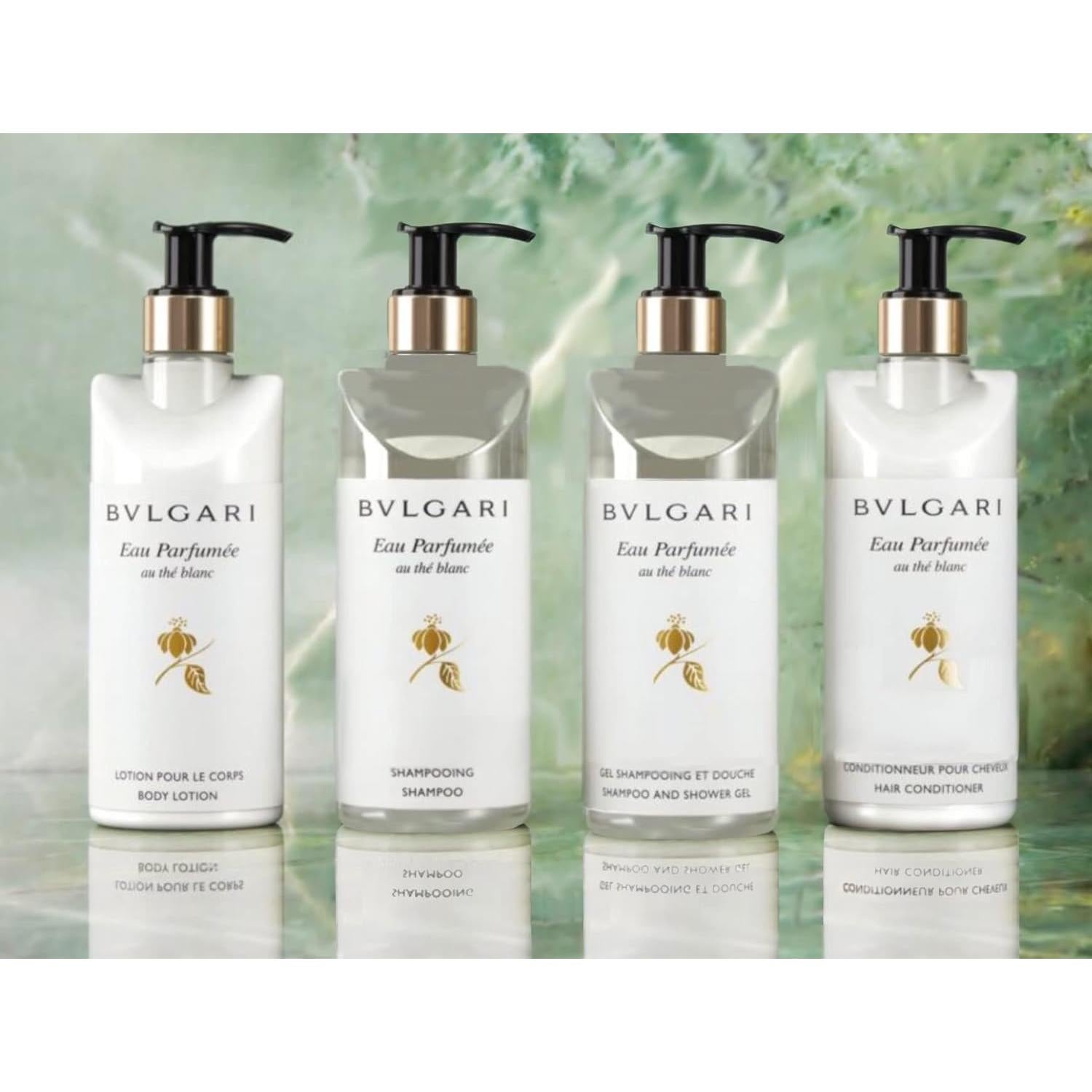 Set Champú y Acondicionador BVLGARI Té Blanco 300 mL