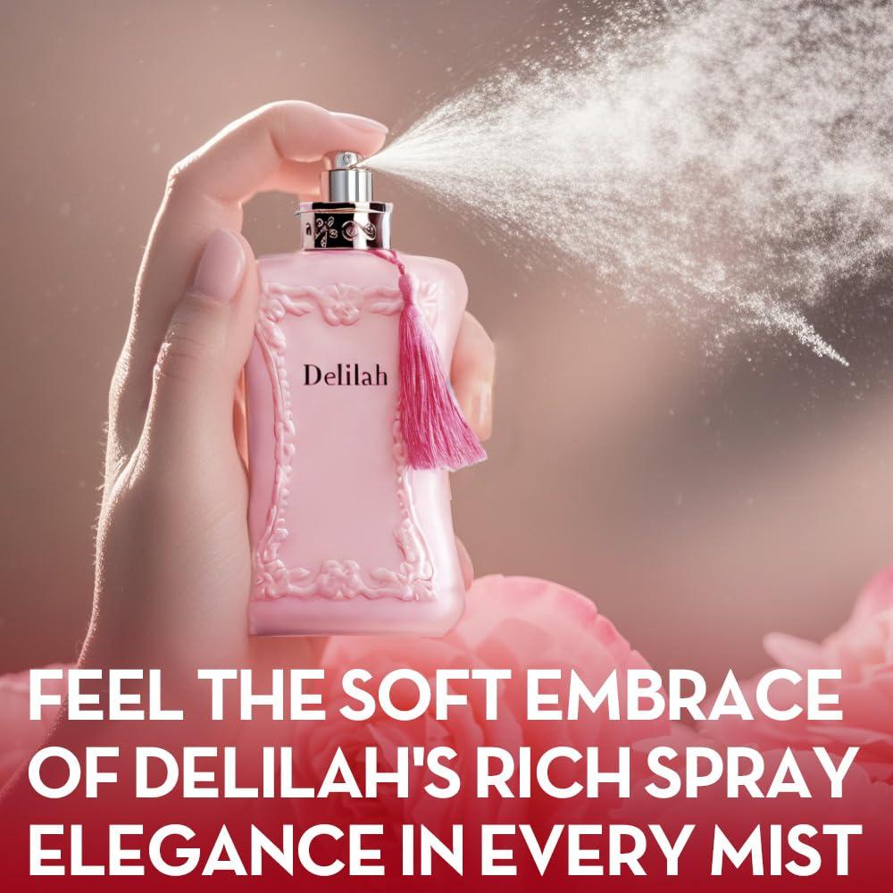 4PCS Perfume Set for Women - Floral Fragrance Gift Set with Vanilla,Sweet Fruity Eau De Parfume| 3.4 Fl Oz Each(Rio Sweet Crush Jasmine,Ka Candy,Delilah,La Vida Bella)