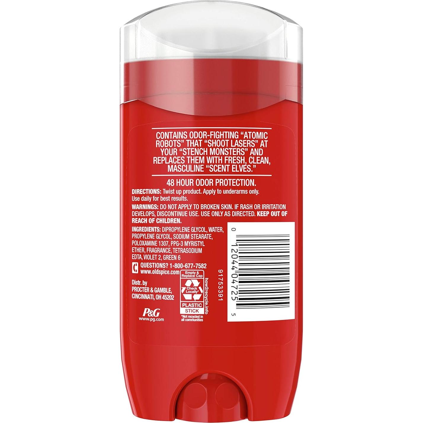 Desodorante Old Spice Sin Aluminio Alta Resistencia 255 g