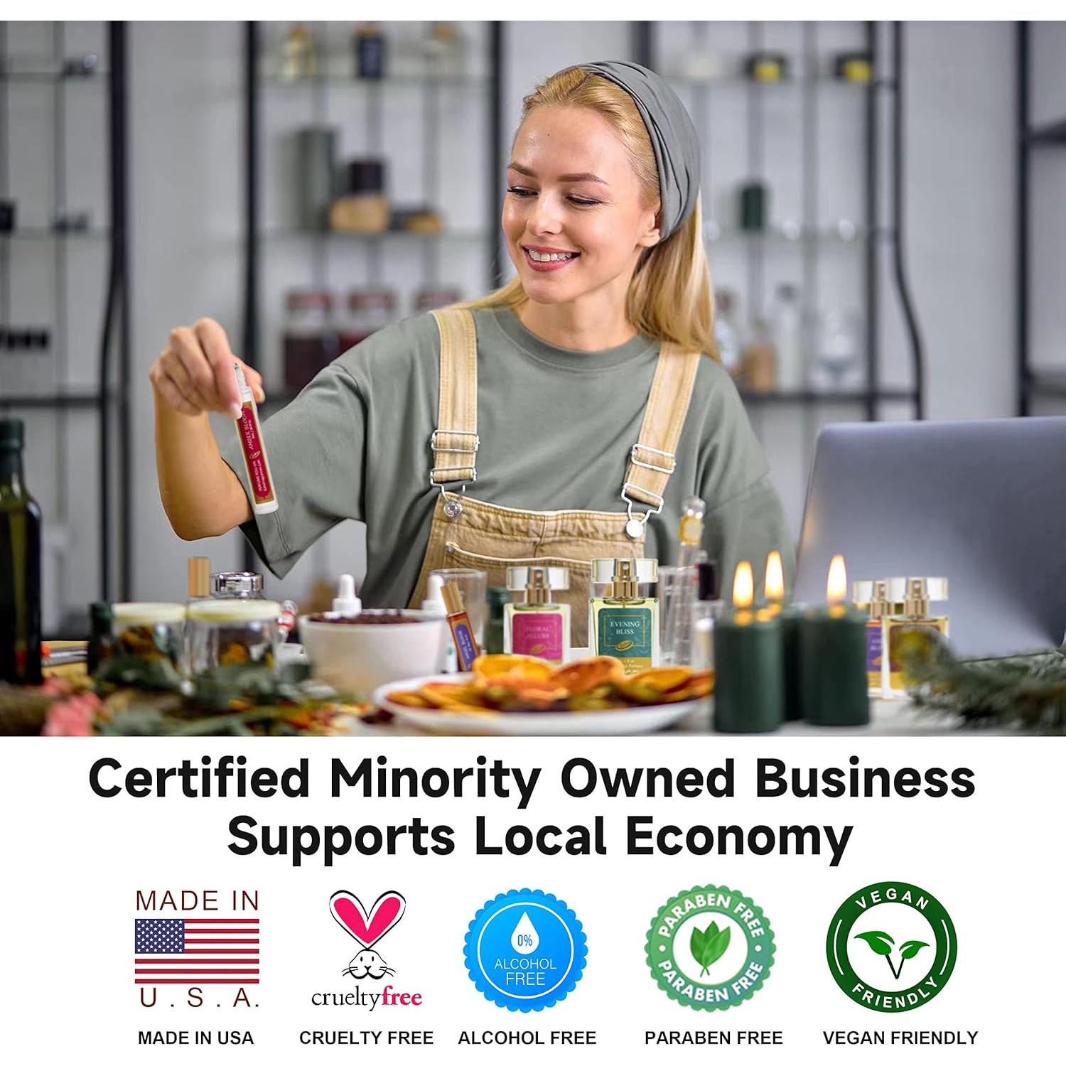 Paquete Aceites de Perfume Sin Alcohol Zoha 6ml - Patchouli y Tobacco