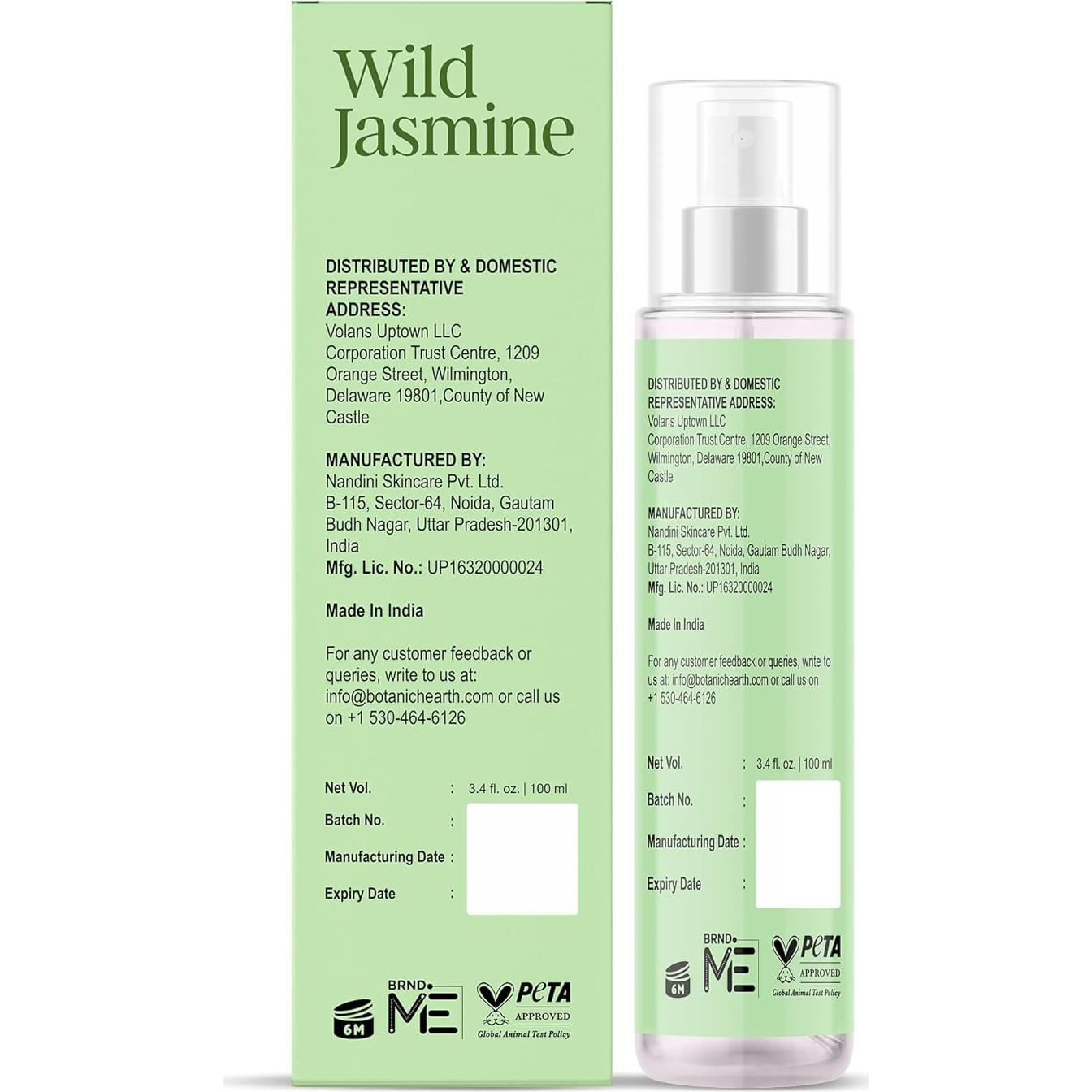 Mist de Perfume para Cabello y Cuerpo Botanic Hearth Jazmín 100 ml