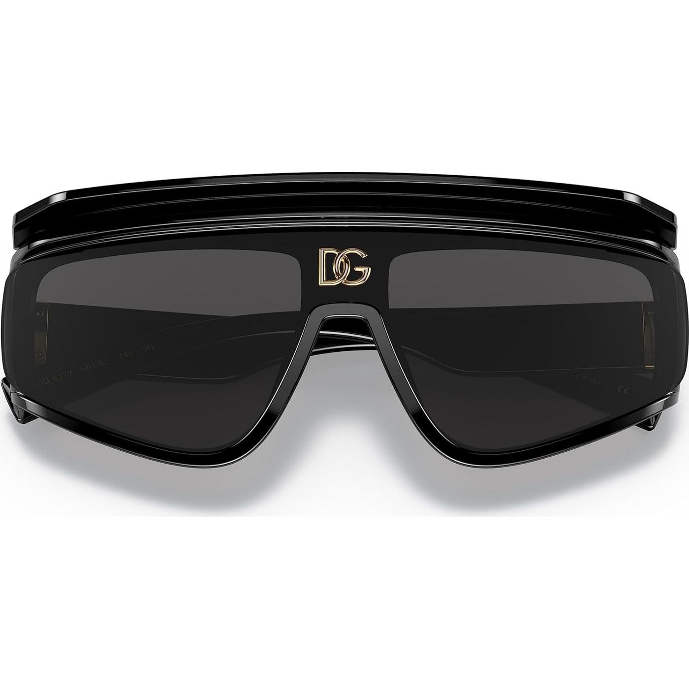 Gafas de sol Dolce & Gabbana DG 6177 501/87 Negro - Ligero y cómodo