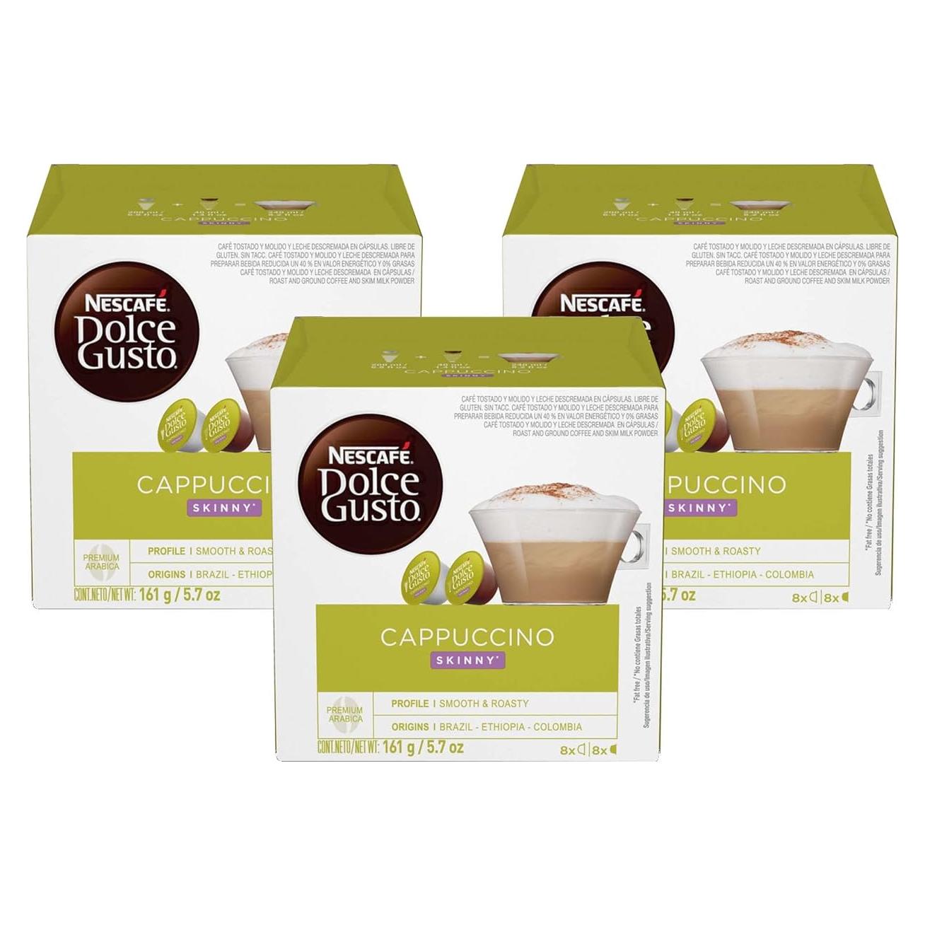 Cápsulas Nescafé Dolce Gusto Cappuccino Ligero 48 Unidades