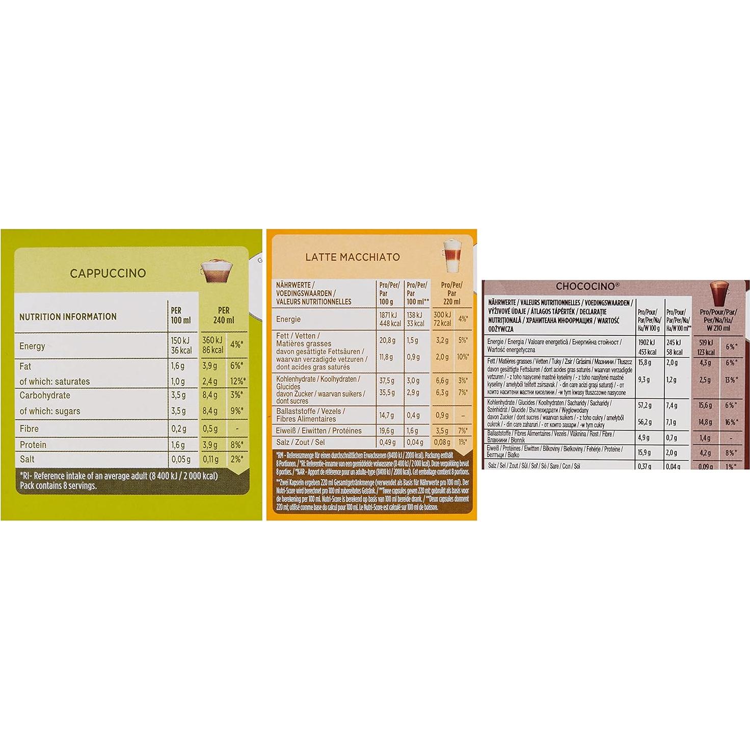 Cápsulas de Café Nescafé Dolce Gusto - Variedad 64 Unidades