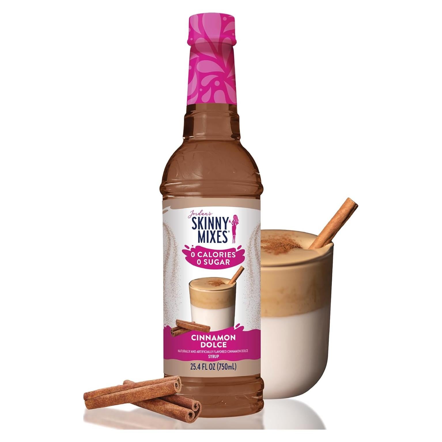 Jarabe Sin Azúcar Jordan Canela Dolce 750 ml - Sin Calorías