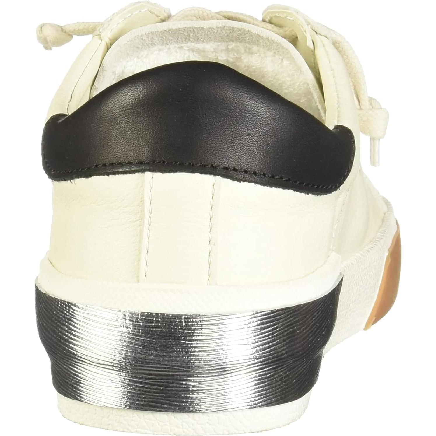 Zapatilla sin cordones Dolce Vita Zina Mujer 8 Cuero Blanco/Negro