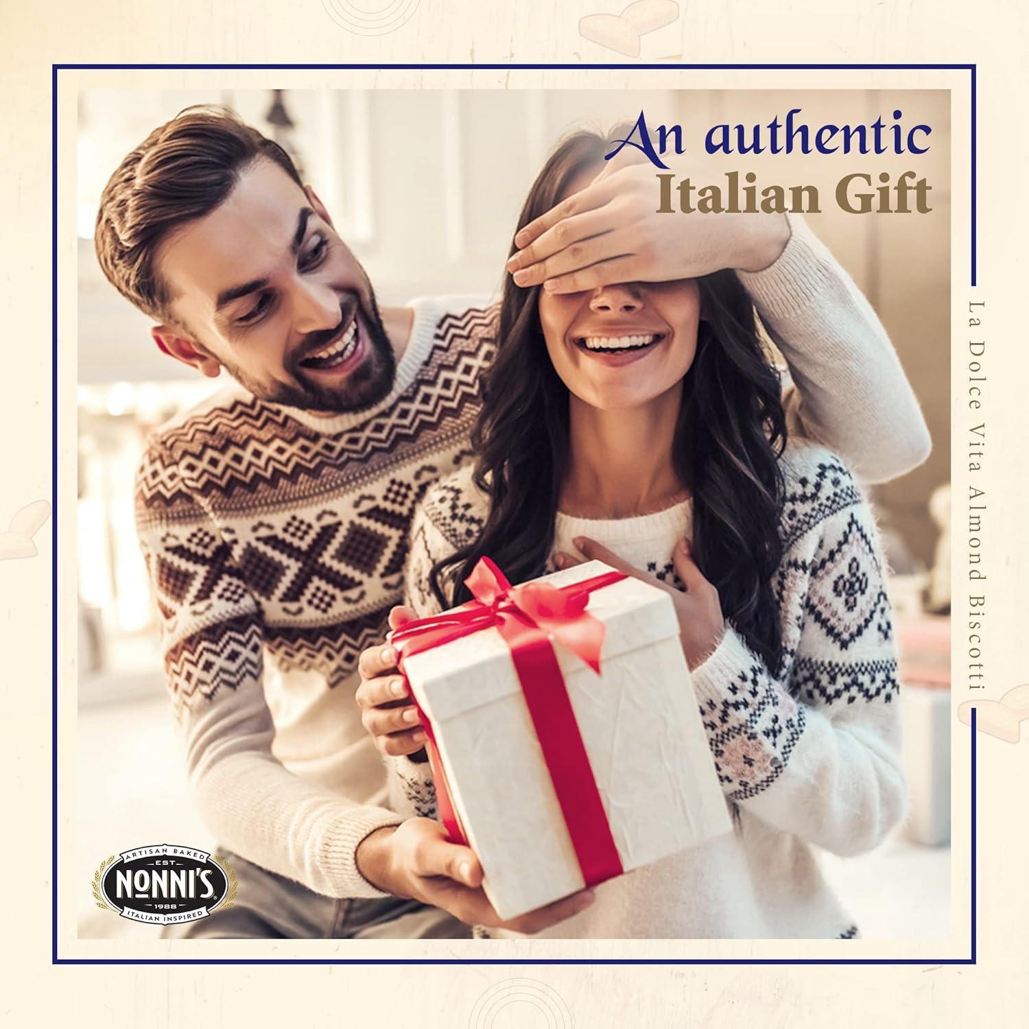 Biscotti de Almendra Nonni - 2 Tarros de 964g - Galletas Italianas