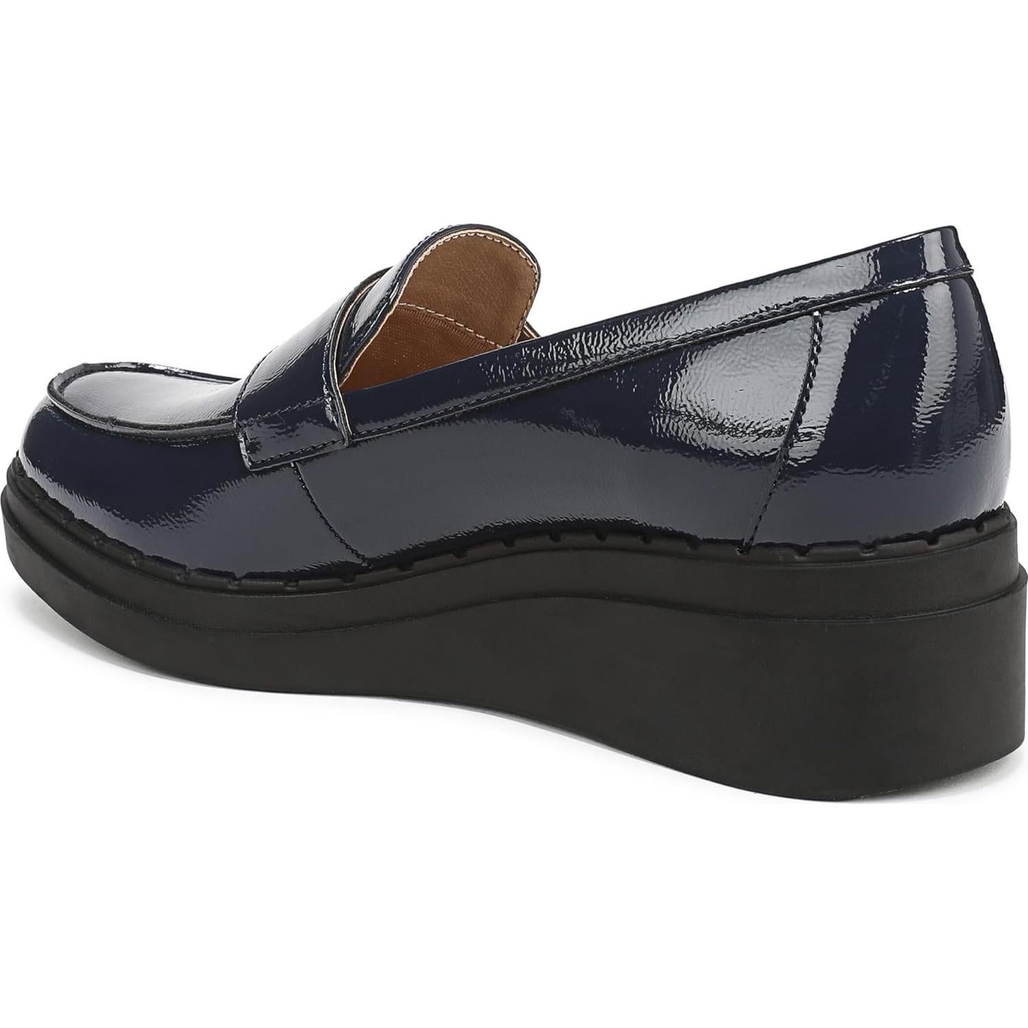 Mocasín de cuña LifeStride para Mujeres 11 Ancho Navy Lux