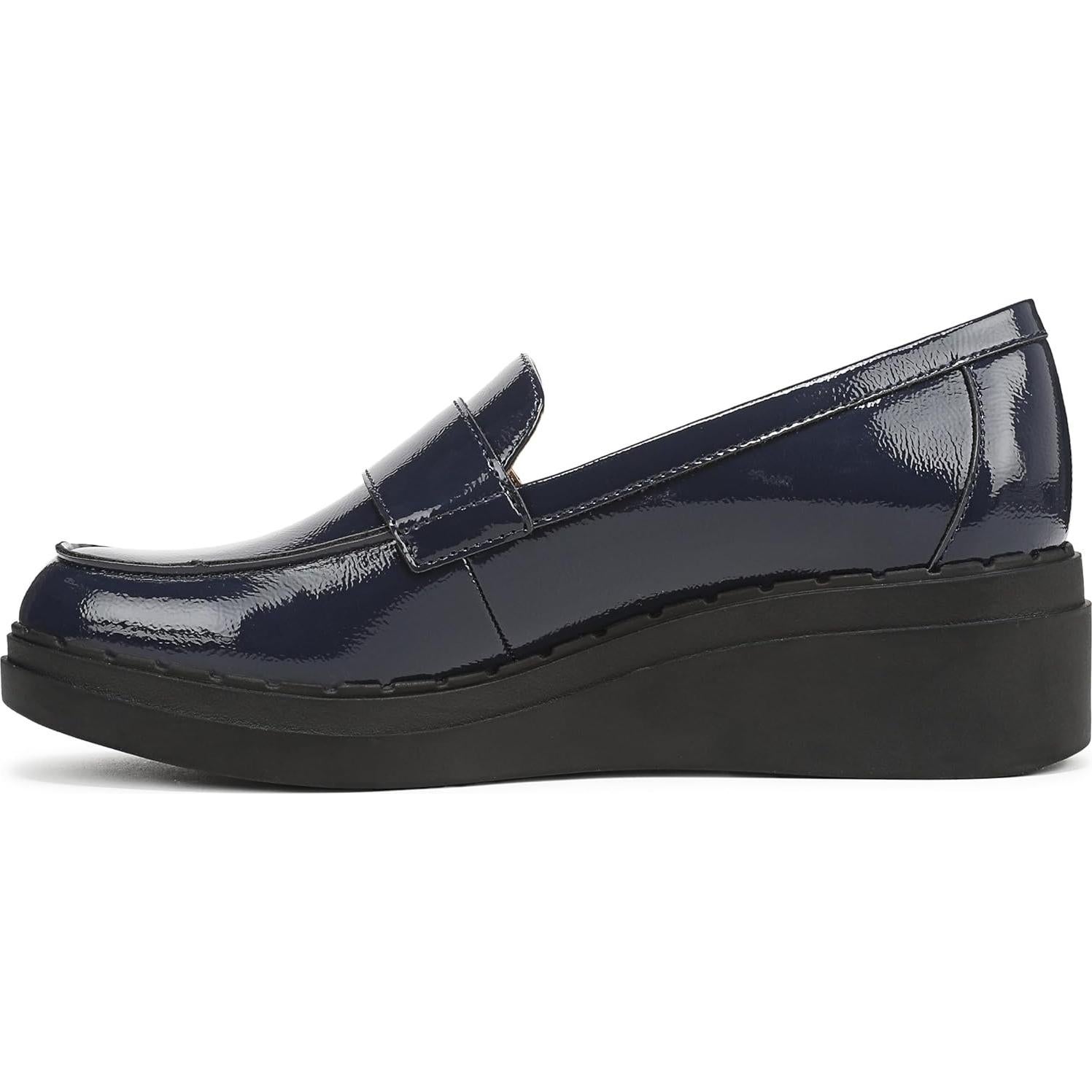 Mocasín de cuña LifeStride para Mujeres 11 Ancho Navy Lux