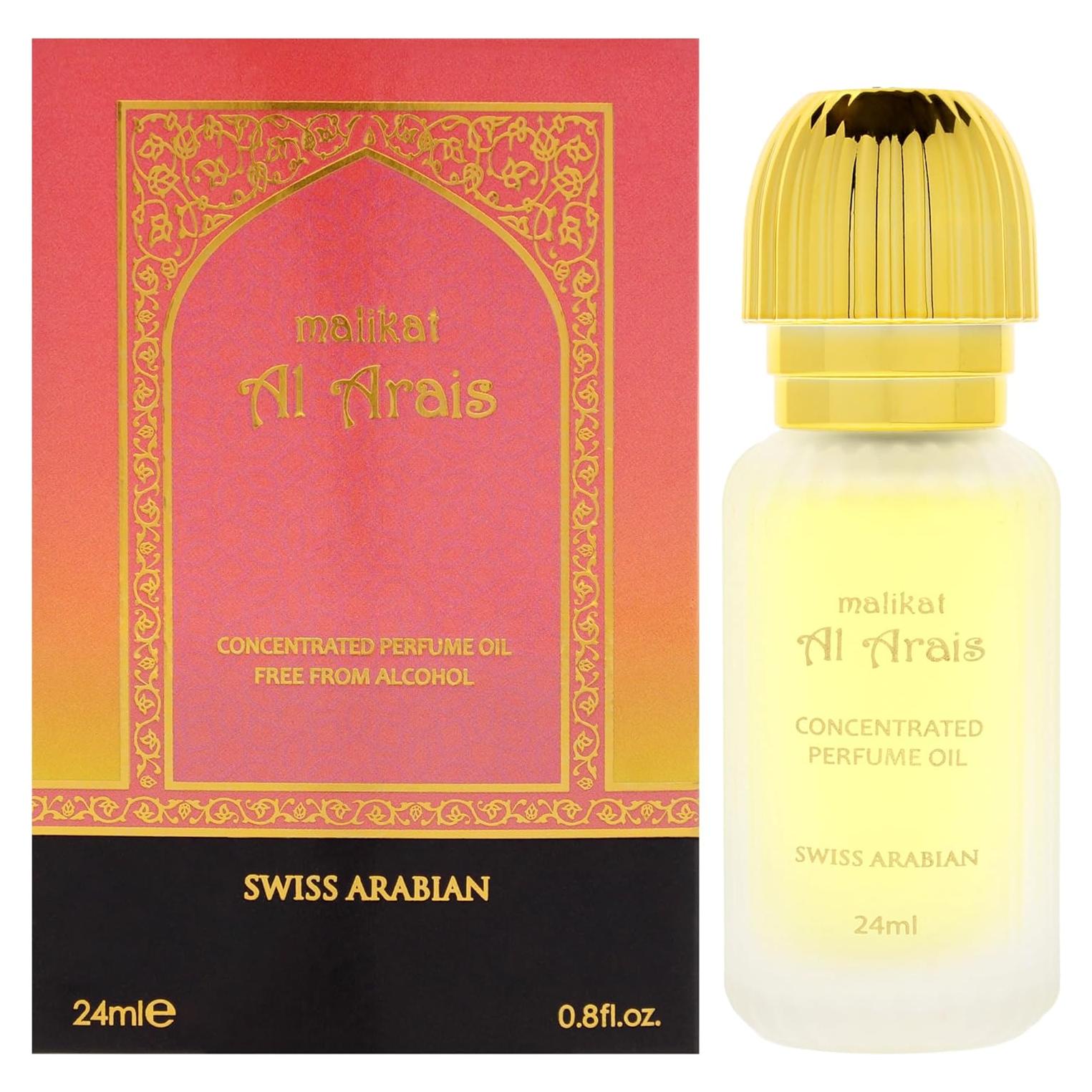 Aceite de Perfume Concentrado Swiss Arabian Malikat Al Arais 22.68 ml