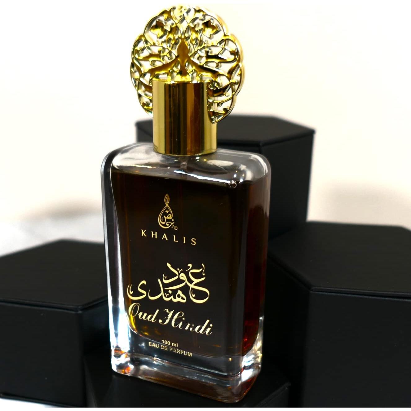 Oud Hindi Eau de Parfum 100 ml Khalis - Fragancia Dulce y Maderosa