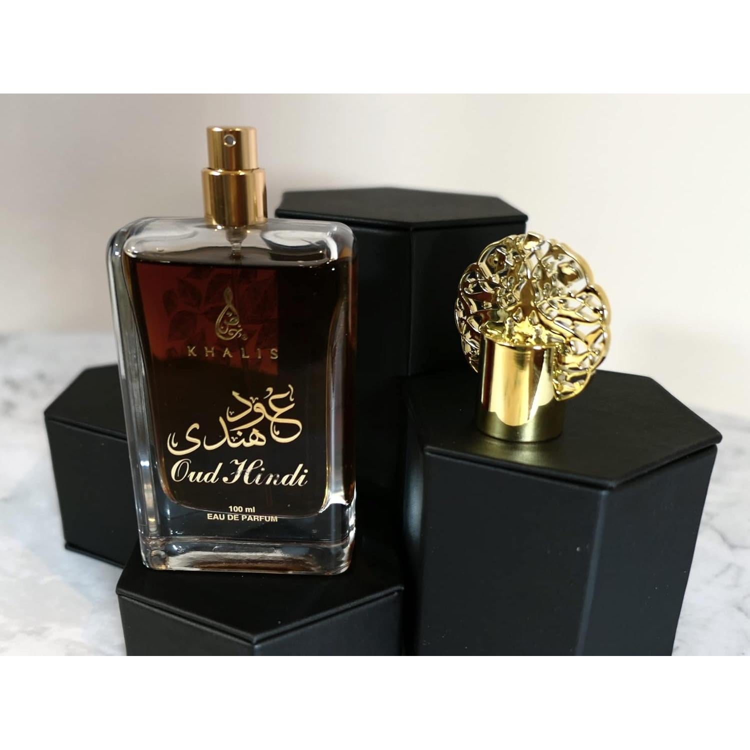 Oud Hindi Eau de Parfum 100 ml Khalis - Fragancia Dulce y Maderosa