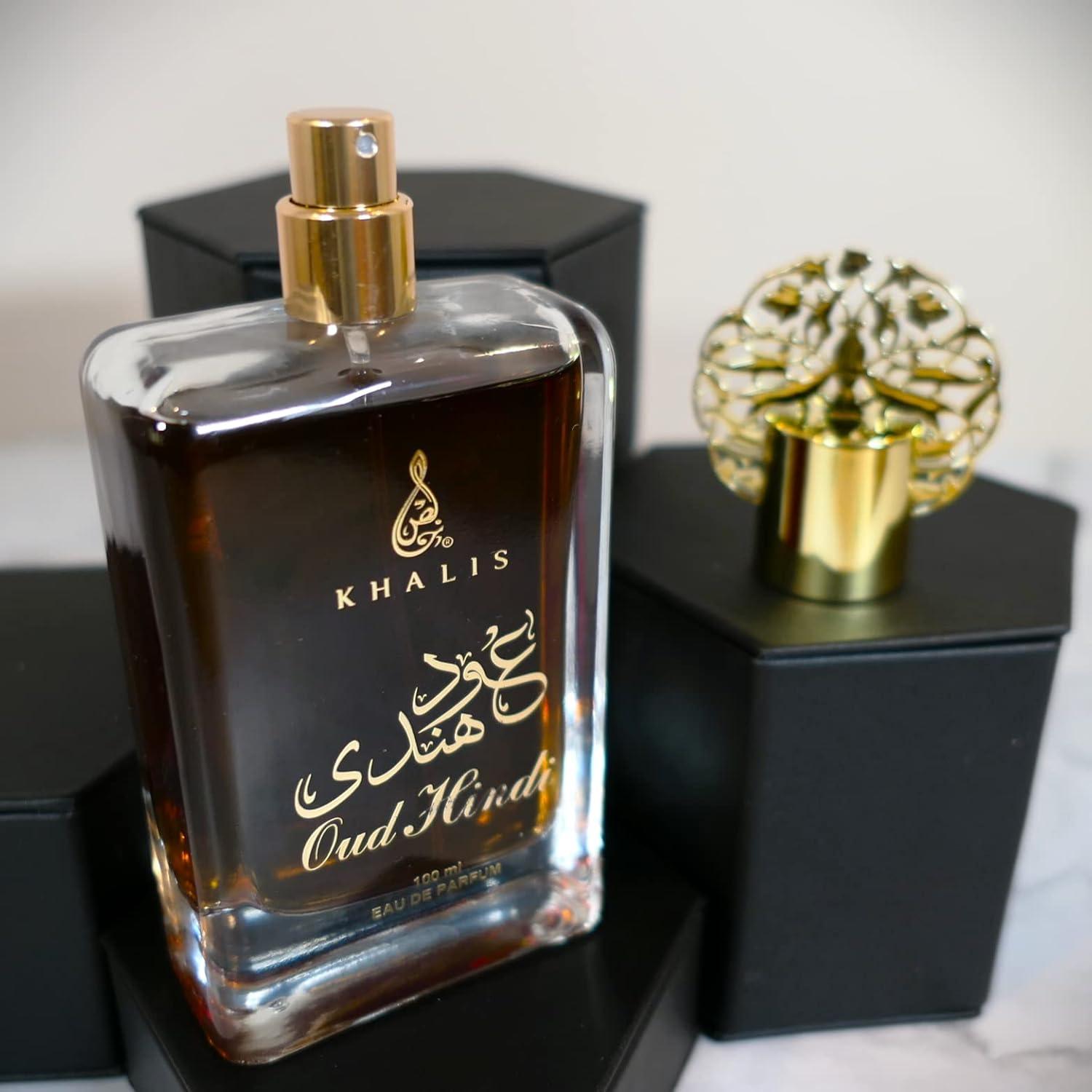 Oud Hindi Eau de Parfum 100 ml Khalis - Fragancia Dulce y Maderosa