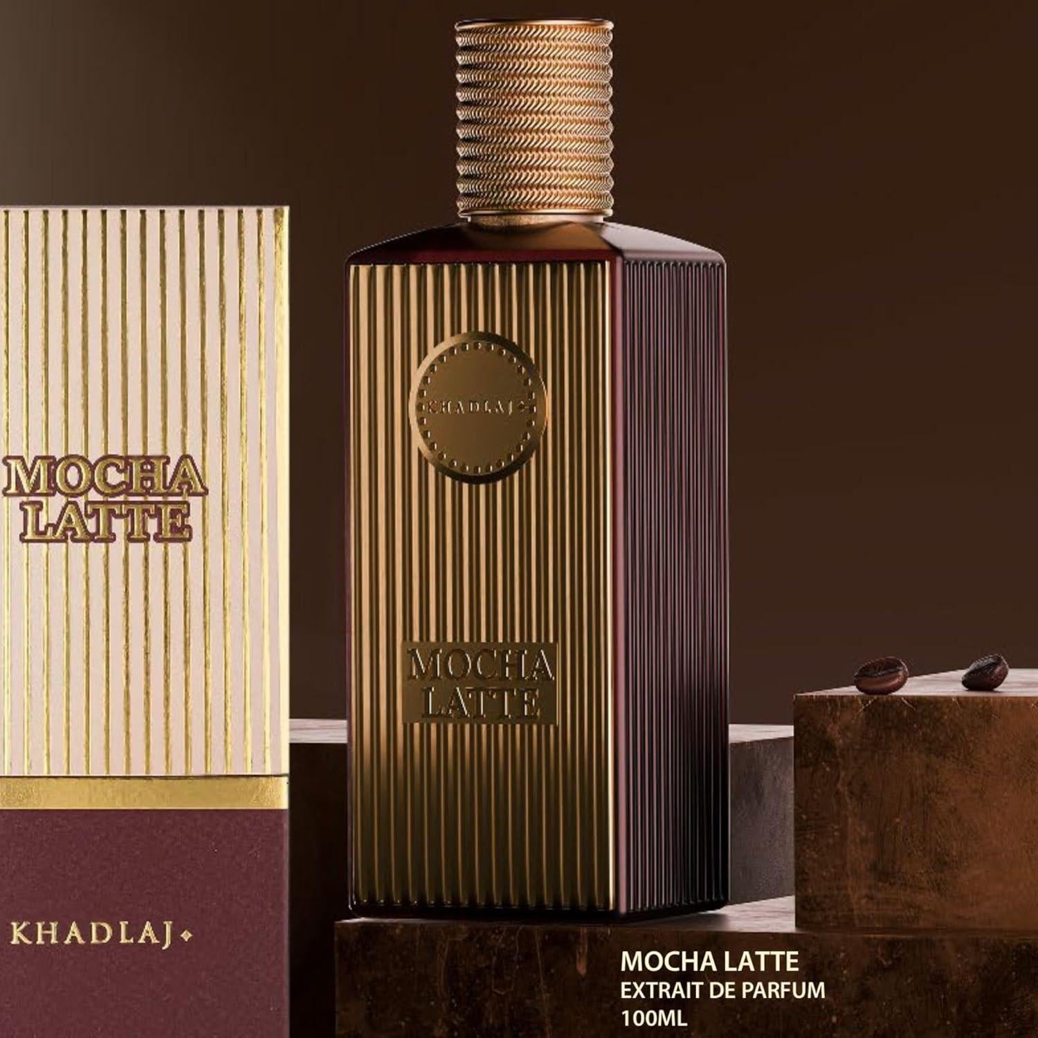 Fragancia Mocha Latte Khadlaj 100 ml Unisex Larga Duración