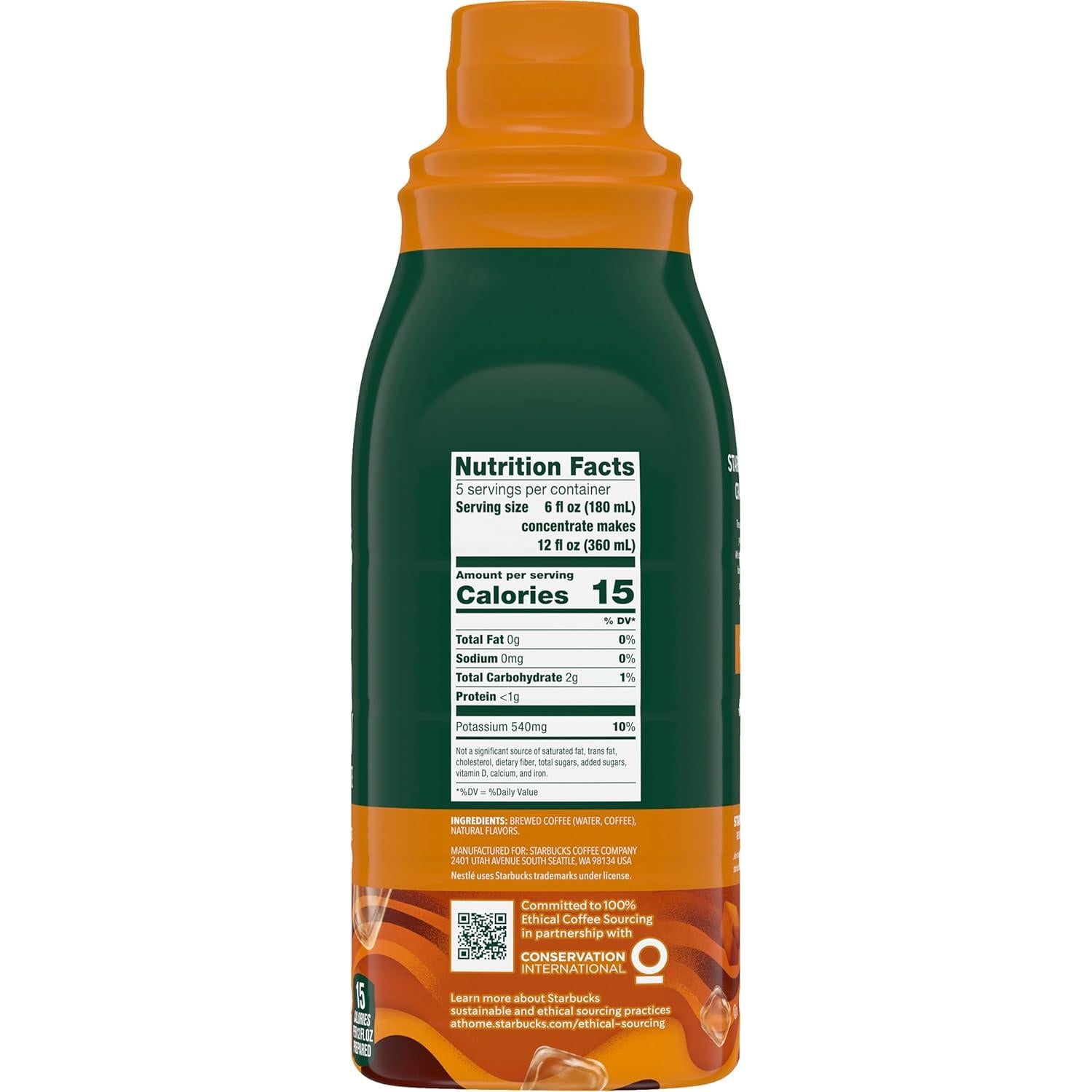 Concentrado de Café Frío Starbucks Caramelo Dolce 946 ml