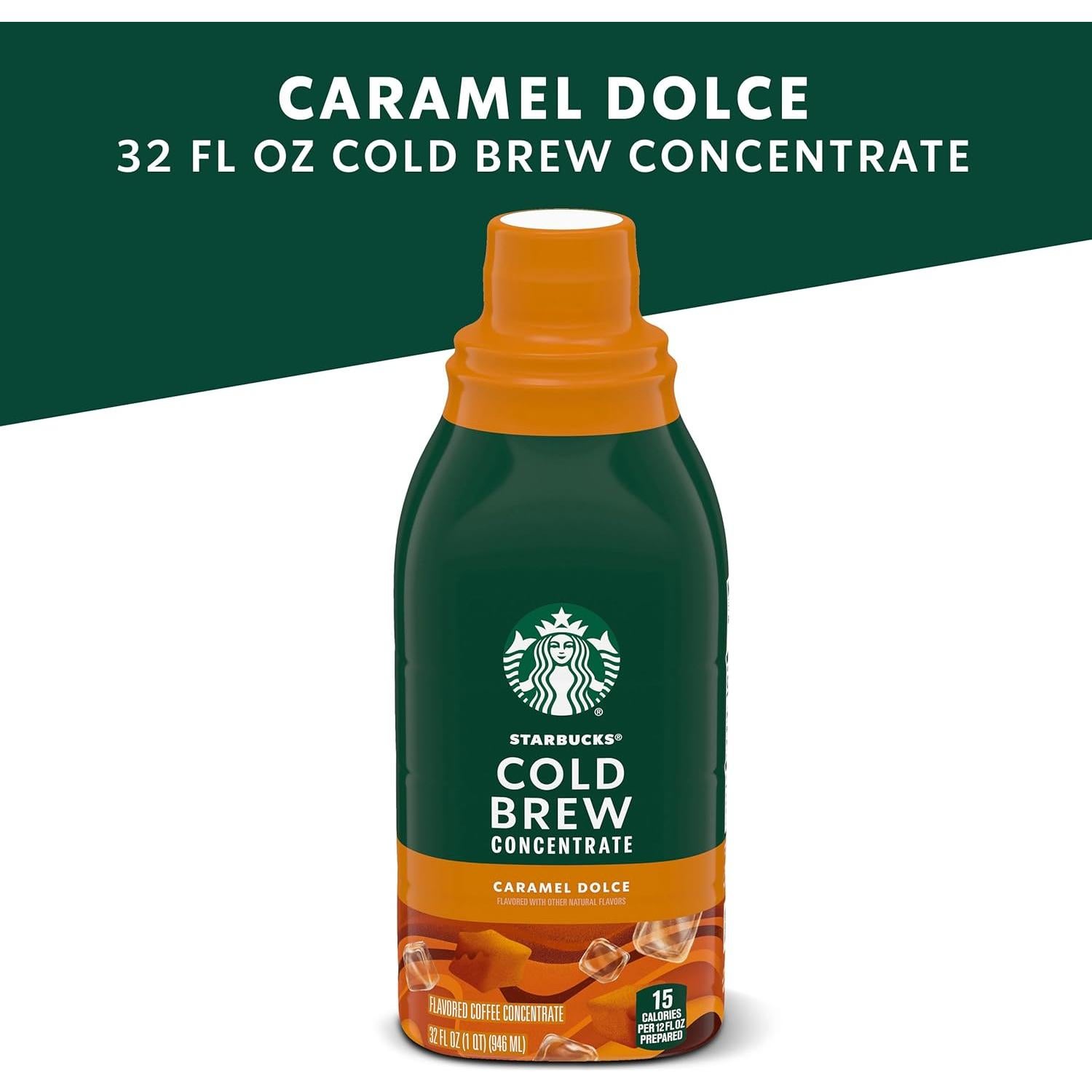 Concentrado de Café Frío Starbucks Caramelo Dolce 946 ml