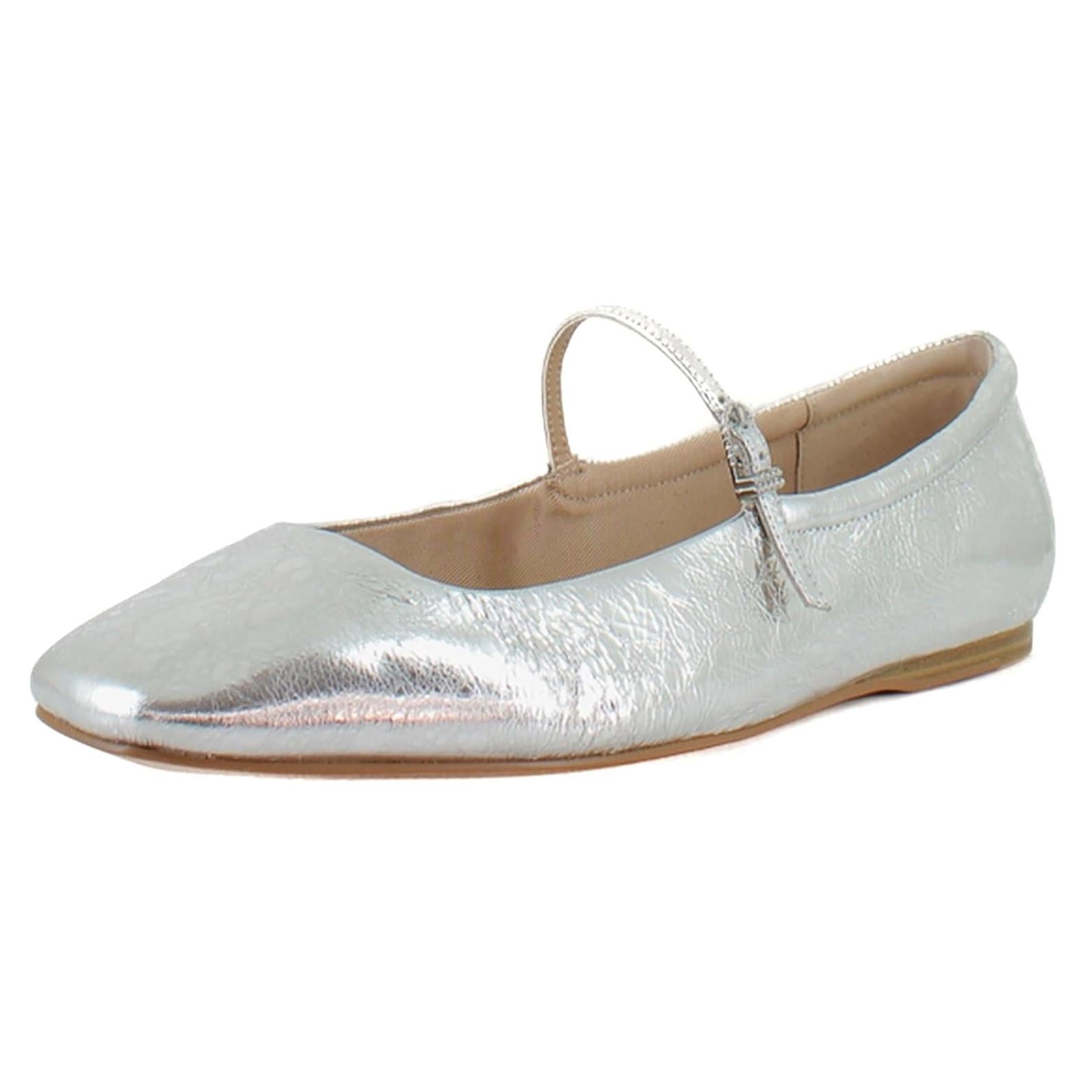 Zapatos de Ballet Dolce Vita REYES CRISTAL Cuero Plateado 7