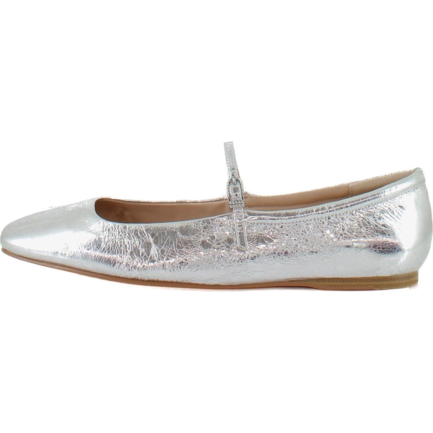 Zapatos de Ballet Dolce Vita REYES CRISTAL Cuero Plateado 7
