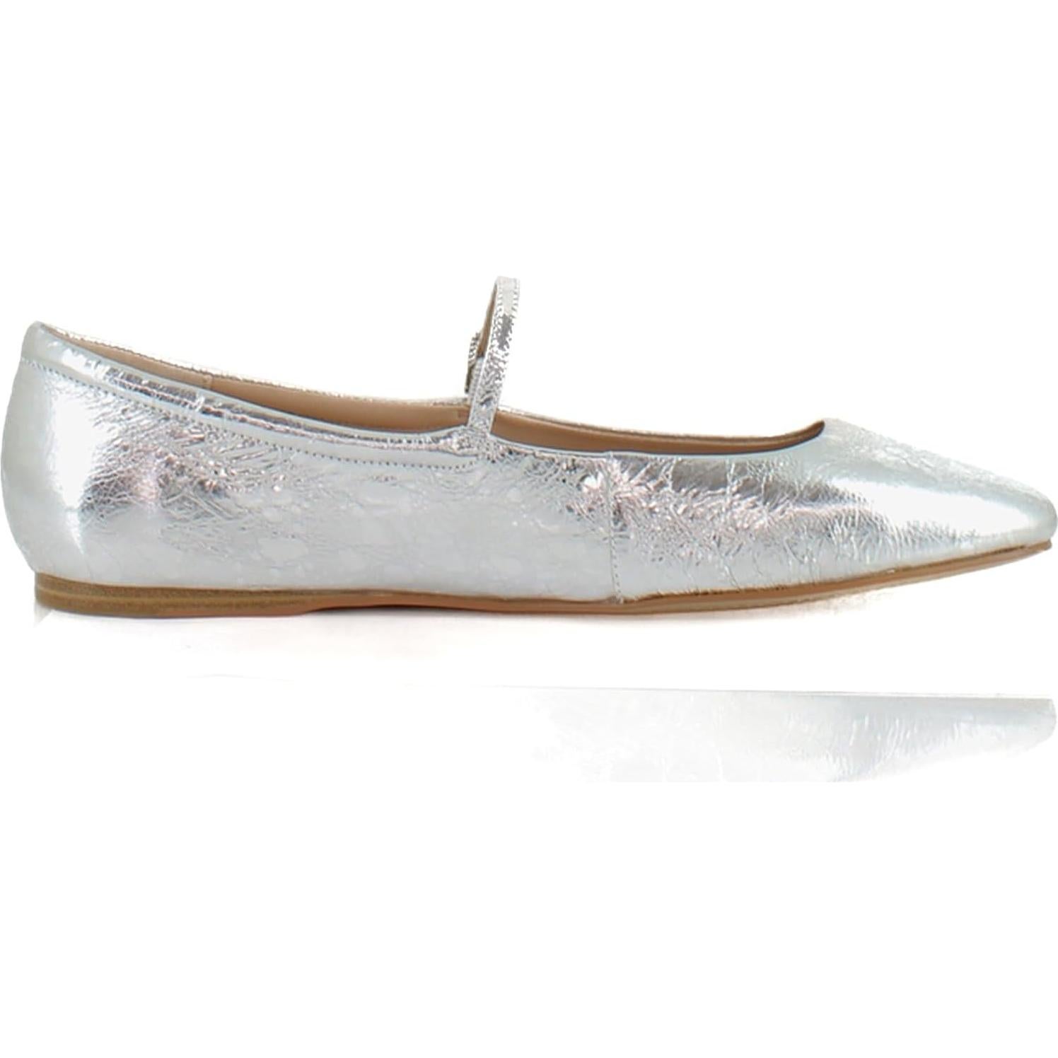 Zapatos de Ballet Dolce Vita REYES CRISTAL Cuero Plateado 7