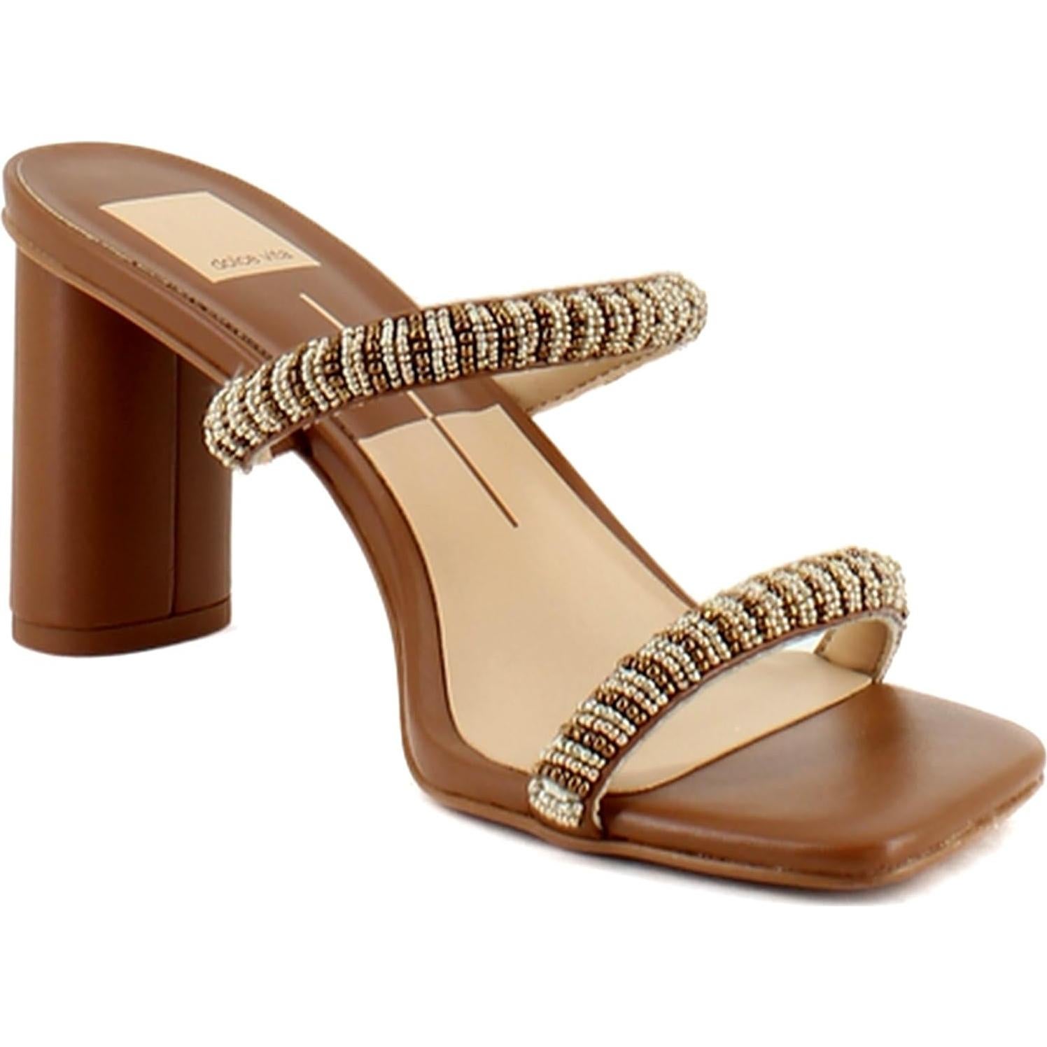 Sandalias de Tacón Dolce Vita Nolah para Mujeres - Marrón Multi