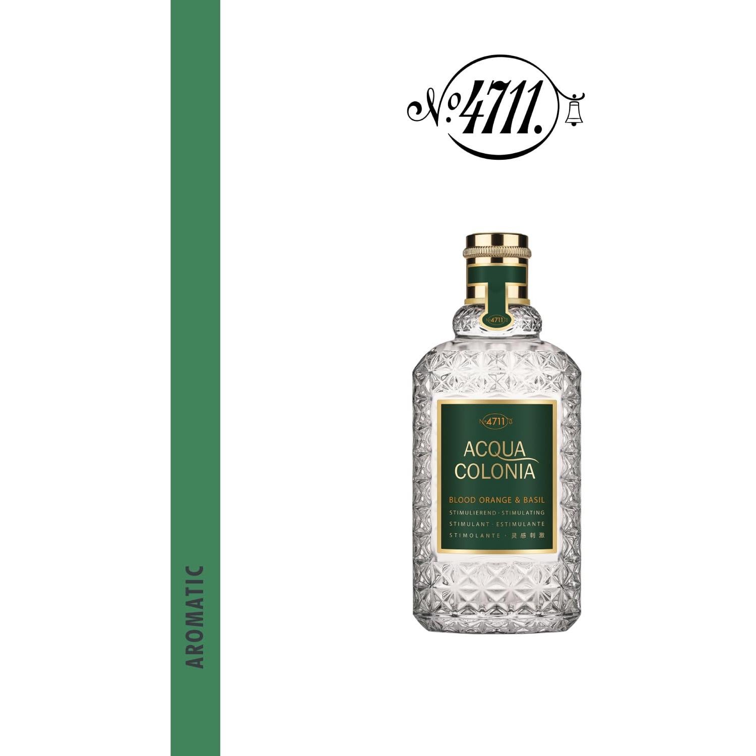 Agua de Colonia 4711 Naranja Sangre y Albahaca 170 ml
