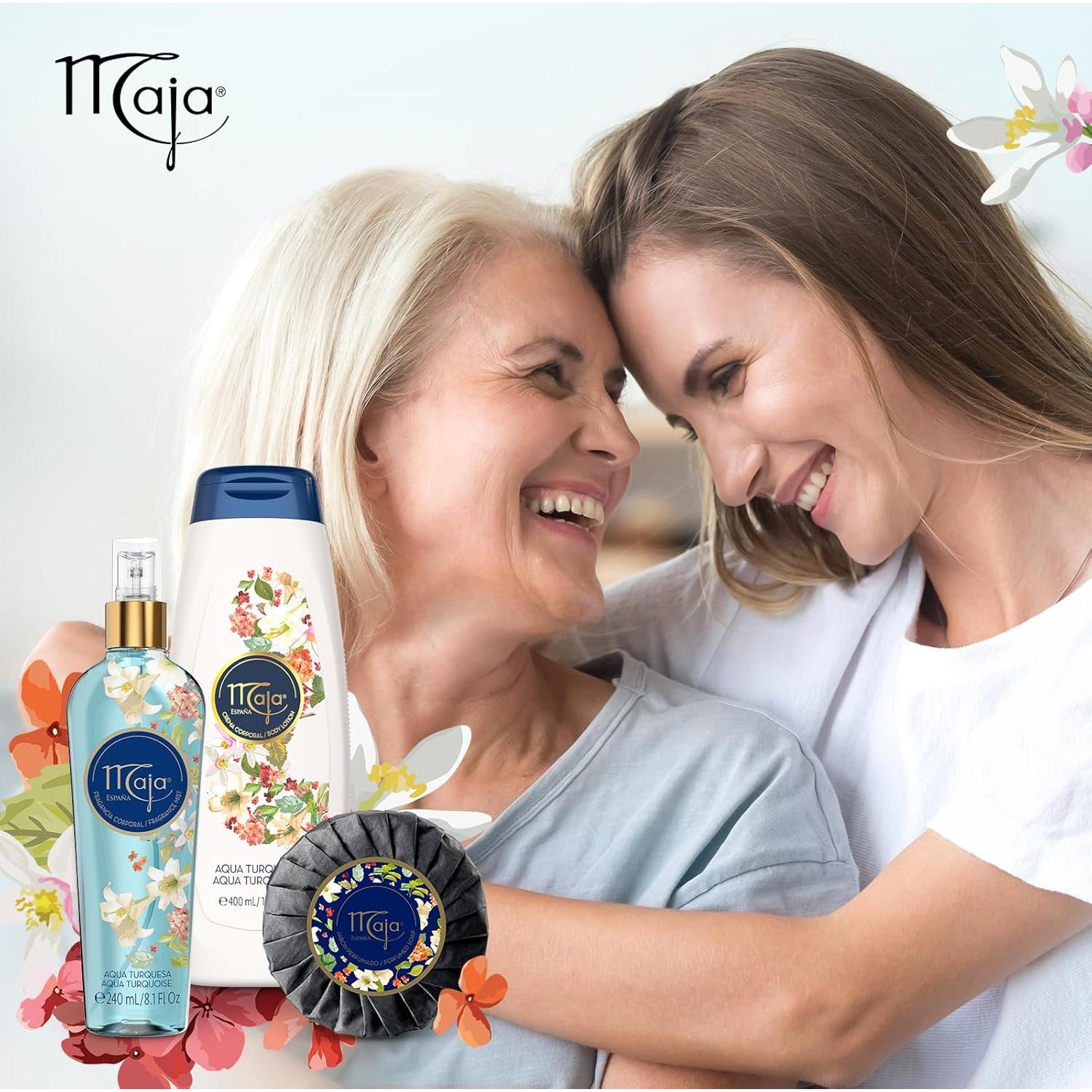 Maja Body Splash Agua Turquesa 240mL - Fragancia Fresca