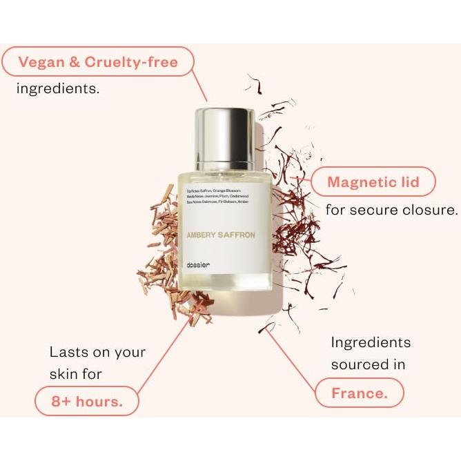 Dossier Eau de Parfum 50 ml - Azafrán Ambarino - Vegano