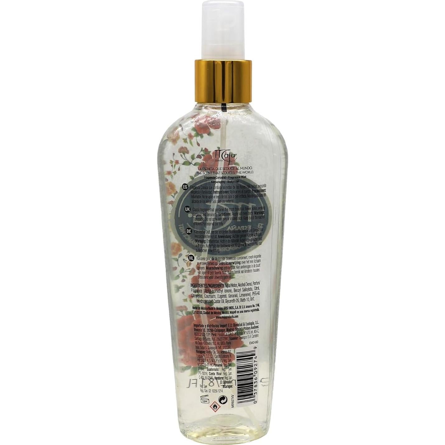 Bruma Corporal Maja Clásico 240 ml Floral - Hidratante y Refrescante