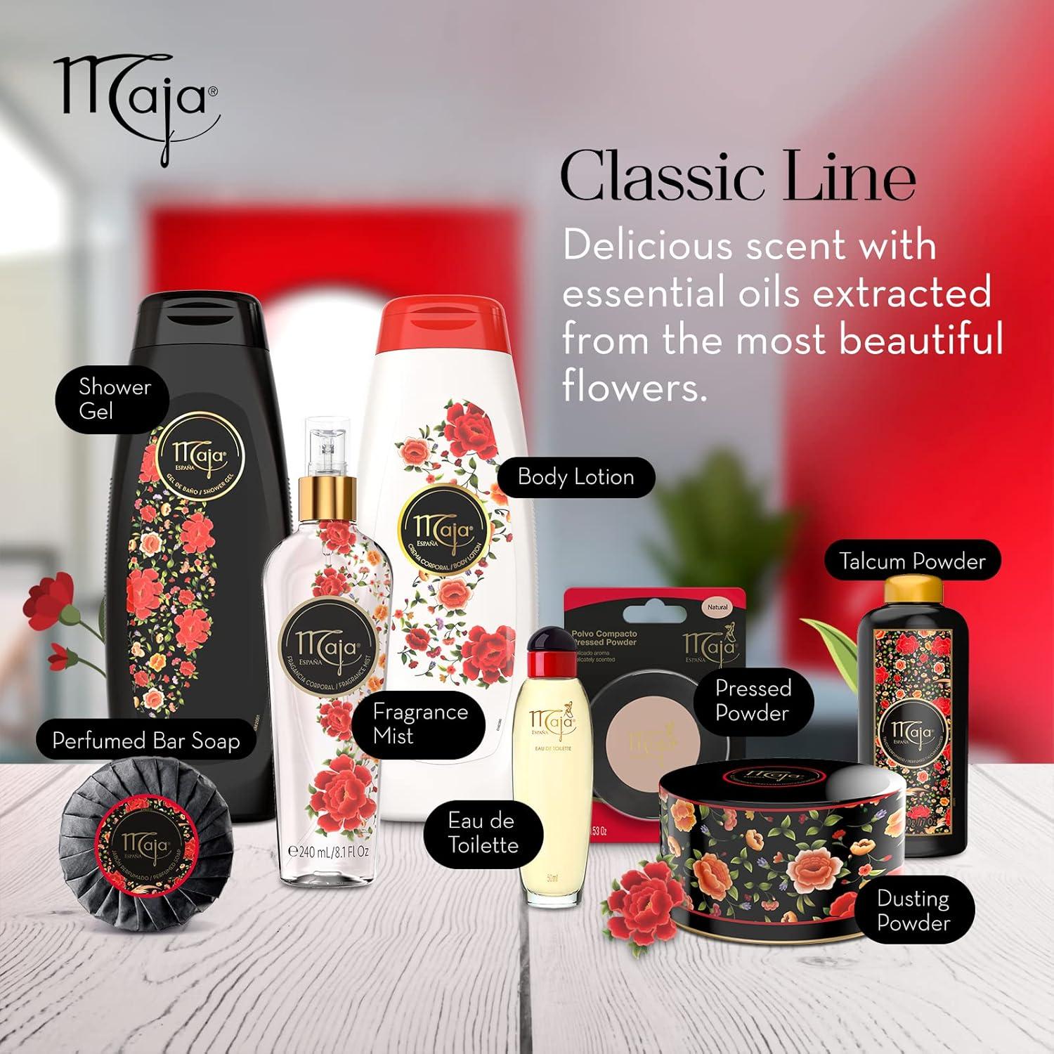 Bruma Corporal Maja Clásico 240 ml Floral - Hidratante y Refrescante