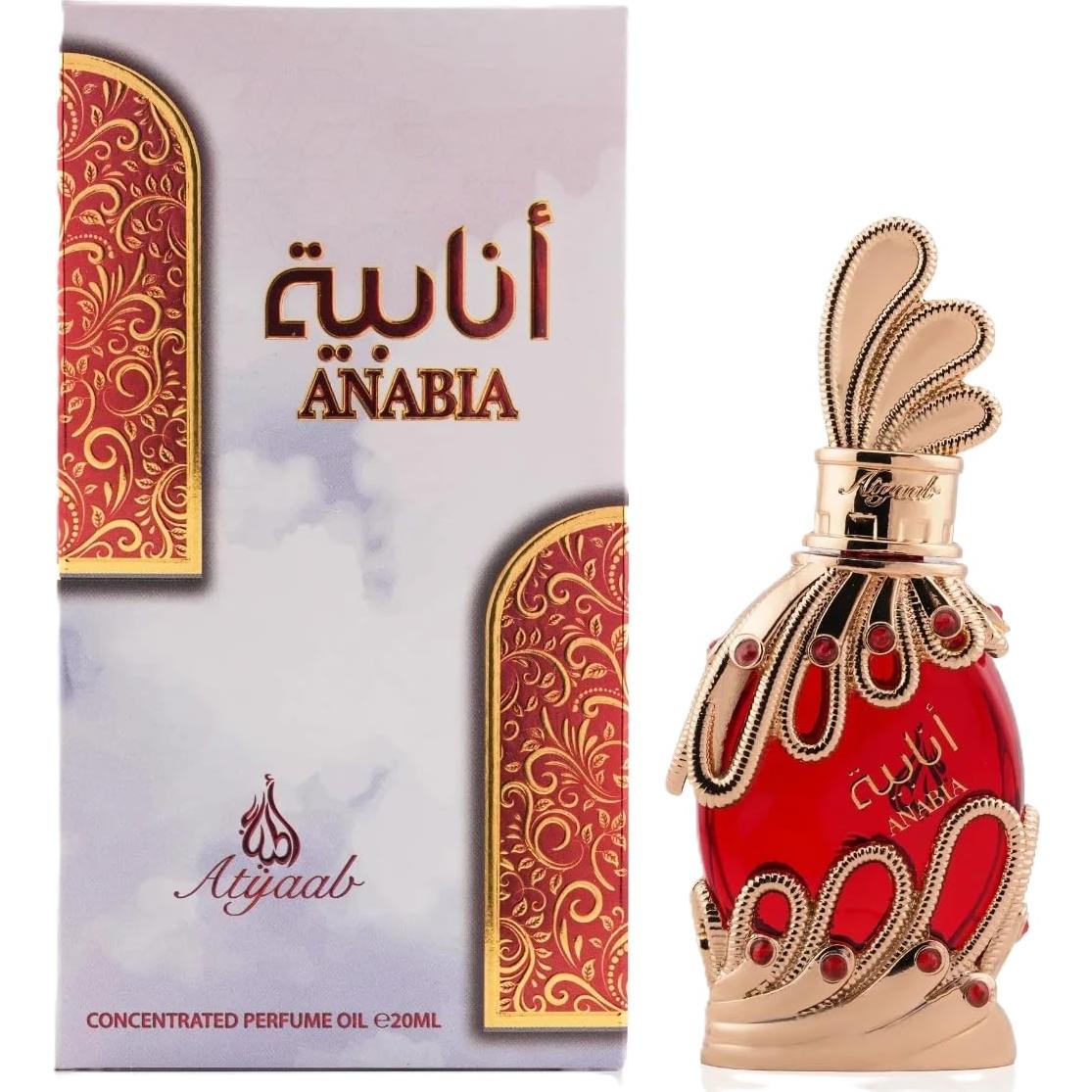 Aceite de Perfume Concentrado Khadlaj Anabia Rojo 19ml Unisex