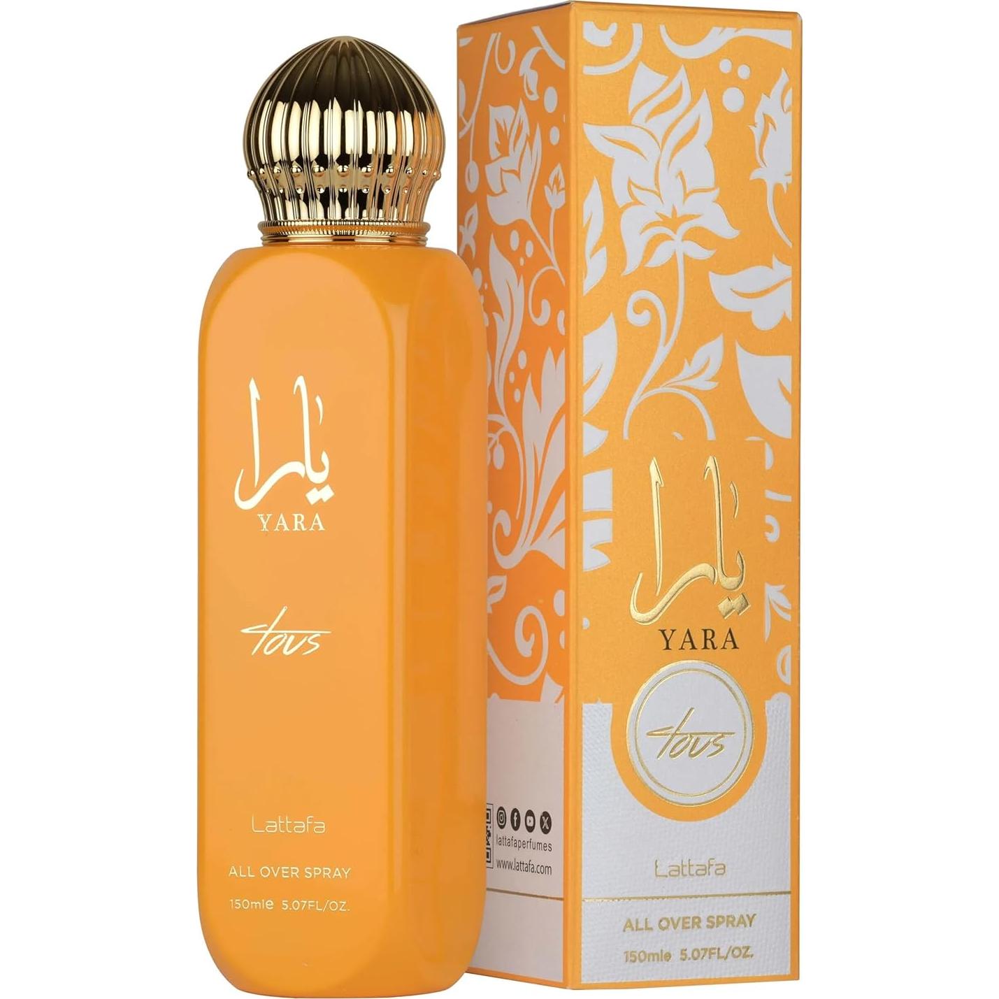 Spray Fragancia Duradera Lattafa Yara Tous 150 ml Tropical