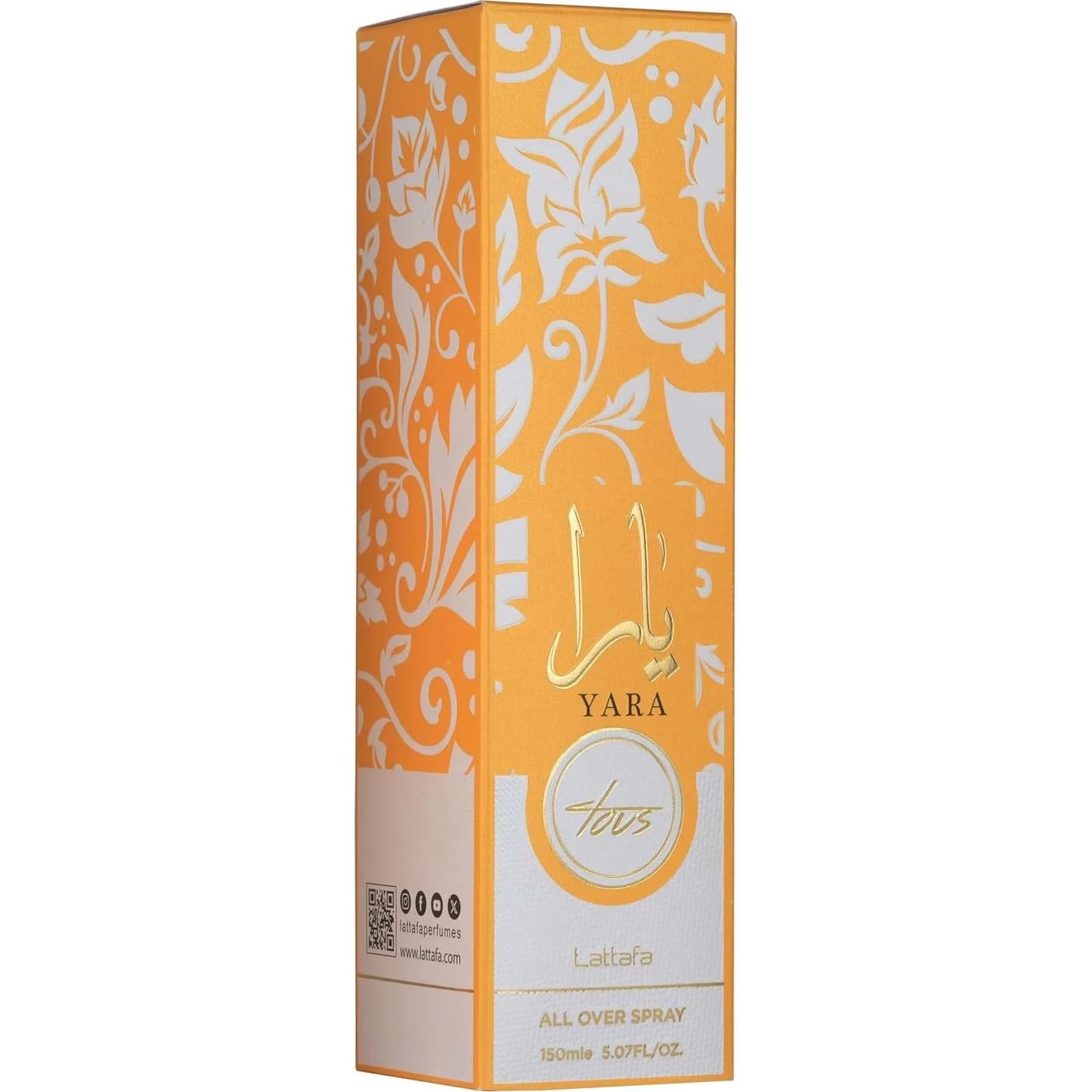 Spray Fragancia Duradera Lattafa Yara Tous 150 ml Tropical