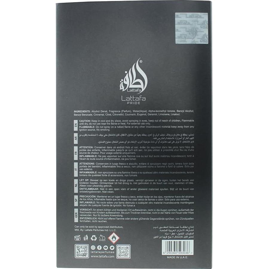 Perfume Lattafa Pride Pisa 100 ml EDP Spray - Aroma Cítrico