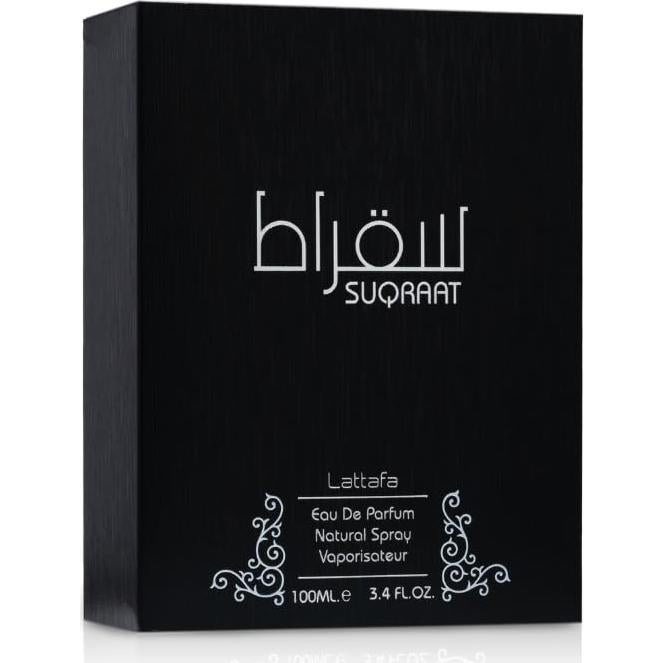 Eau de Parfum Lattafa Suqraat 100 ml - Fragancia Amaderada para Hombres