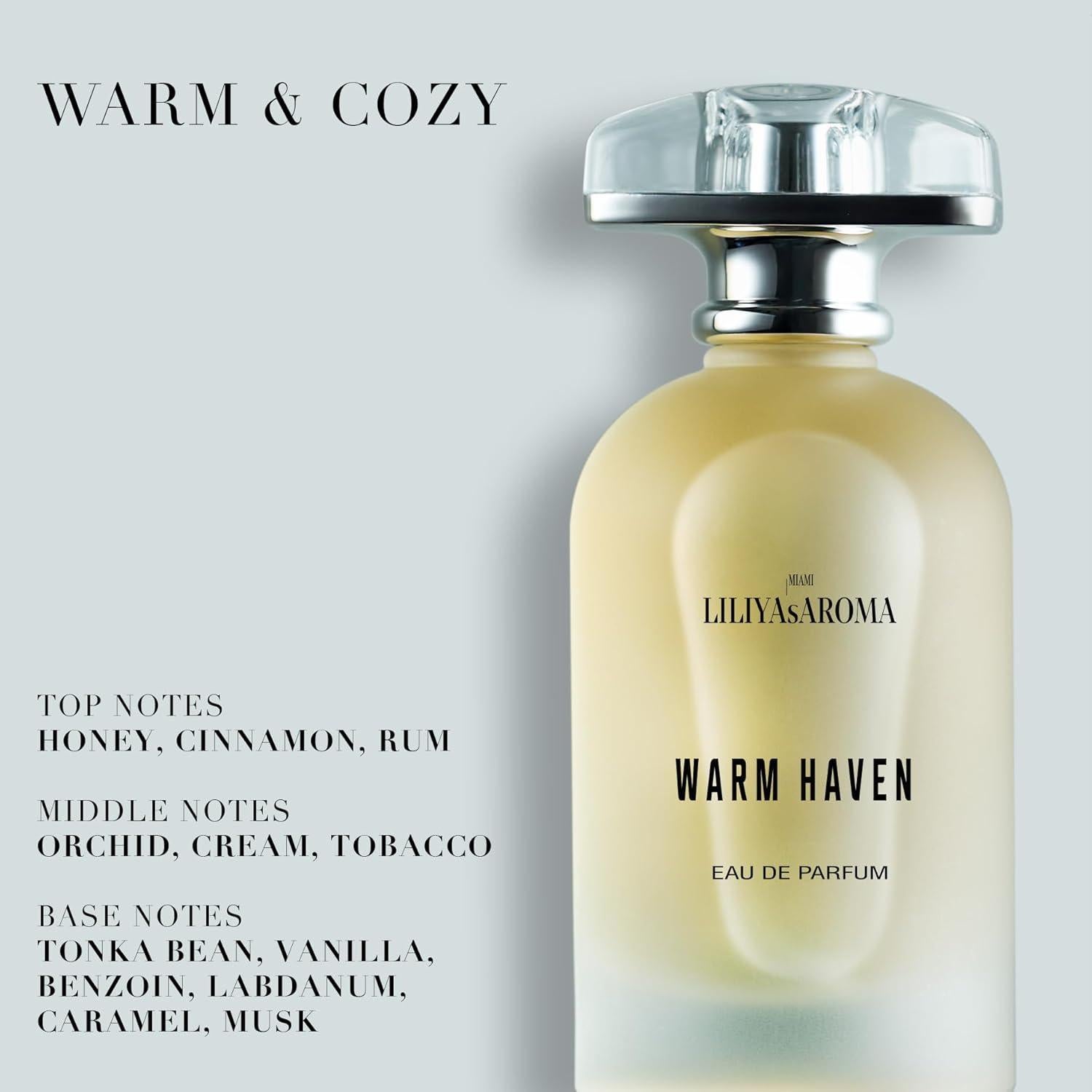 Eau de Parfum Warm Haven 100 ml - Fragancia Navideña Miel Canela