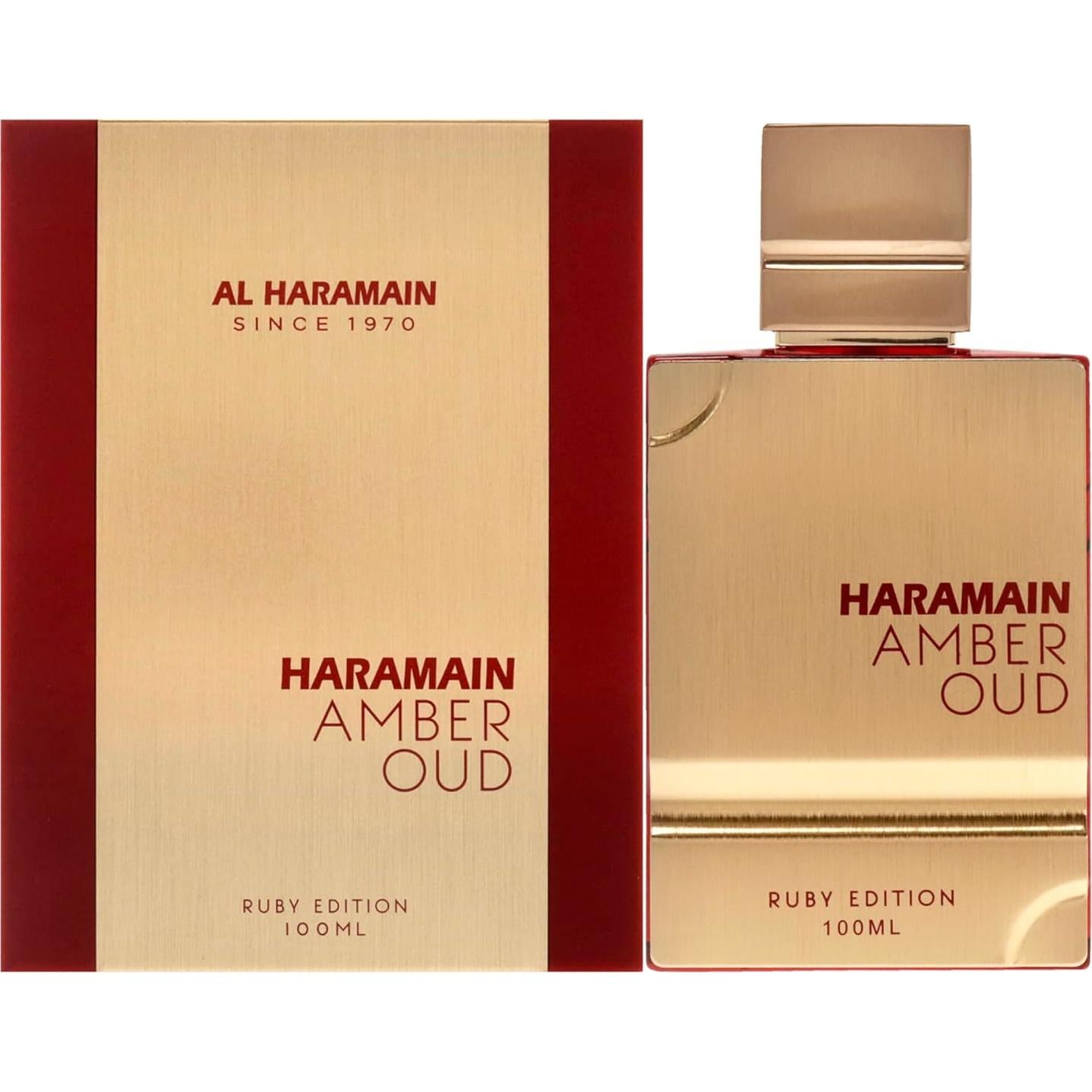 Al Haramain Ámbar Oud Rubí y Lattafa Bade'e Al Oud 100ml