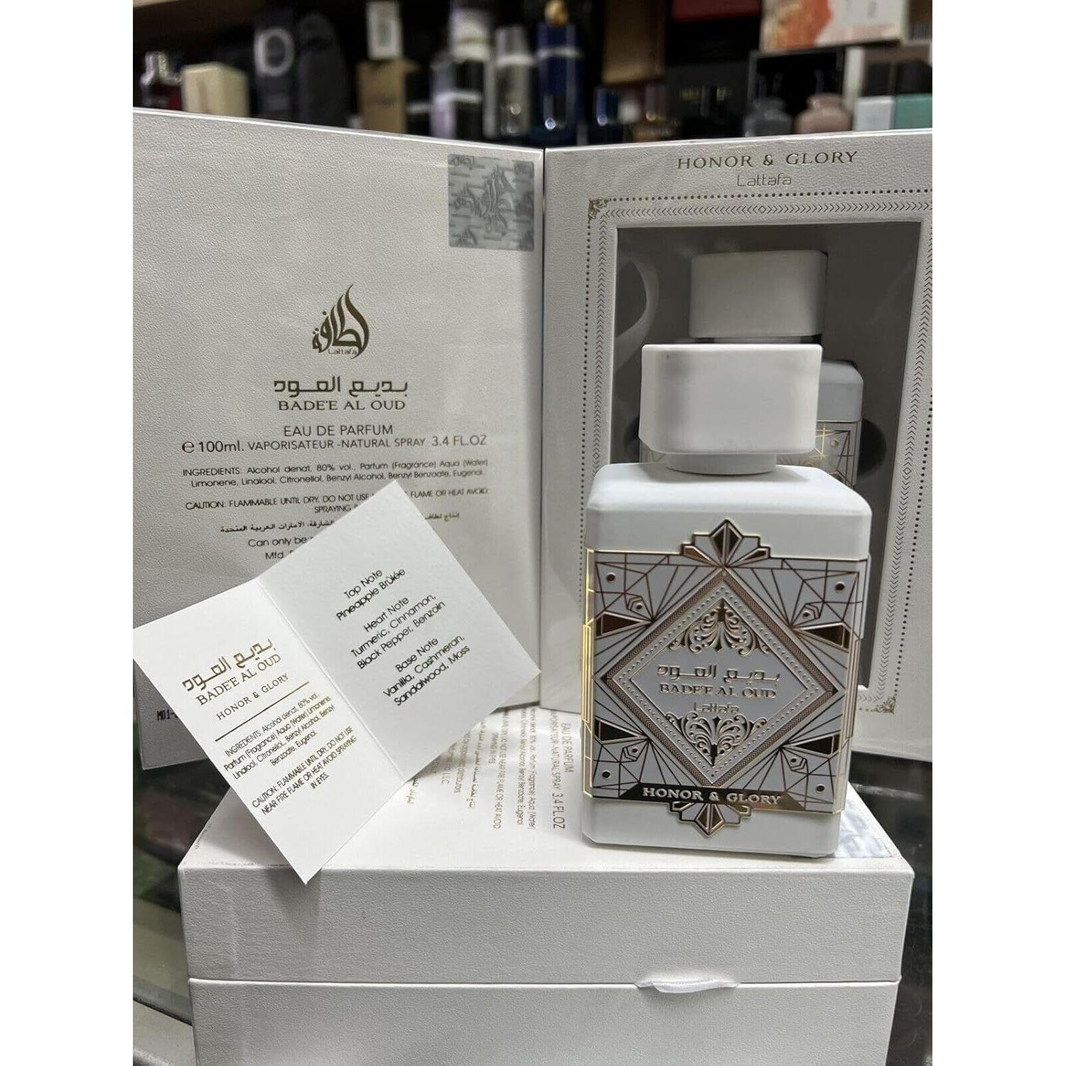 Al Haramain Ámbar Oud Rubí y Lattafa Bade'e Al Oud 100ml