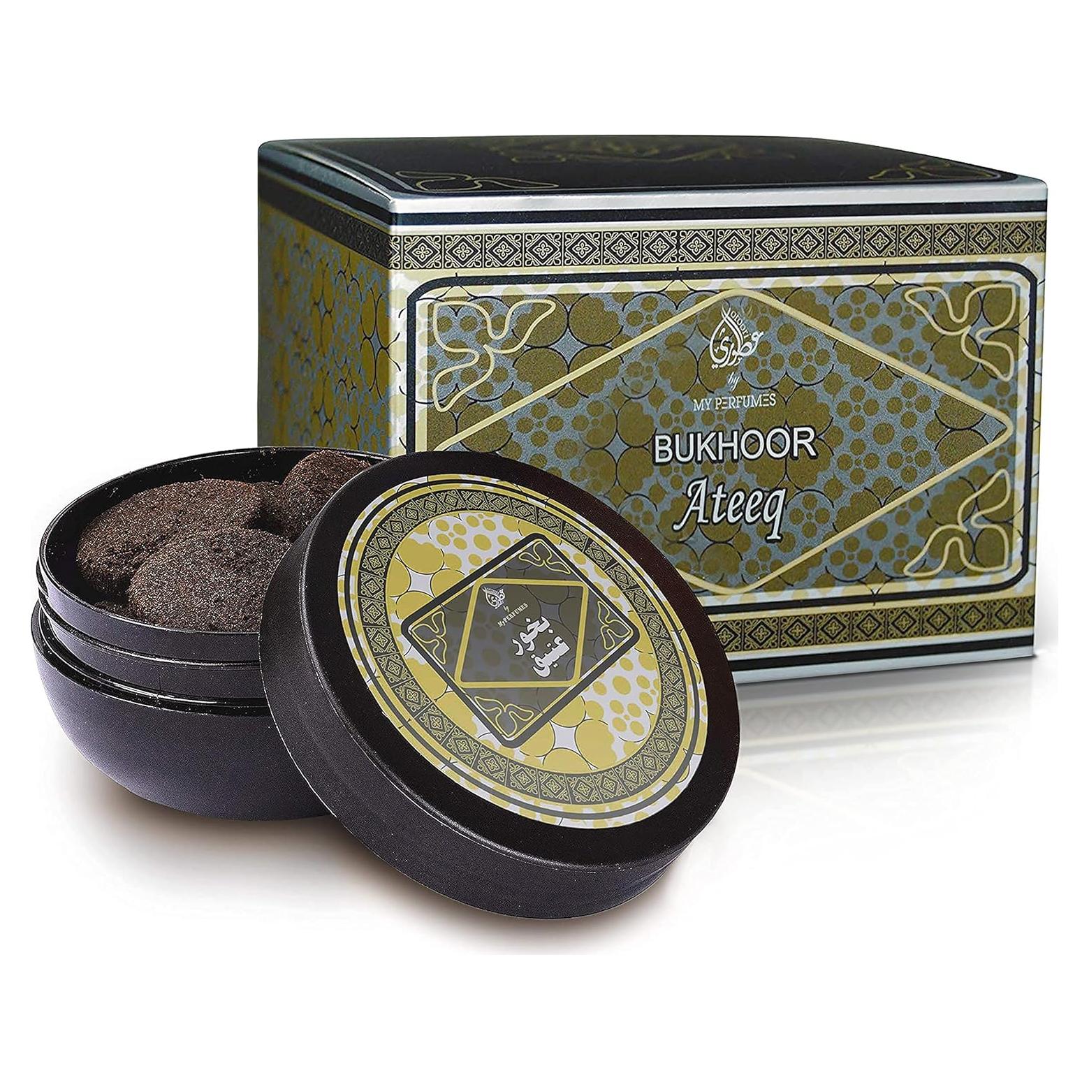 Incienso Ateeq Bakhoor 100g - Oud Árabe Natural para Quemar