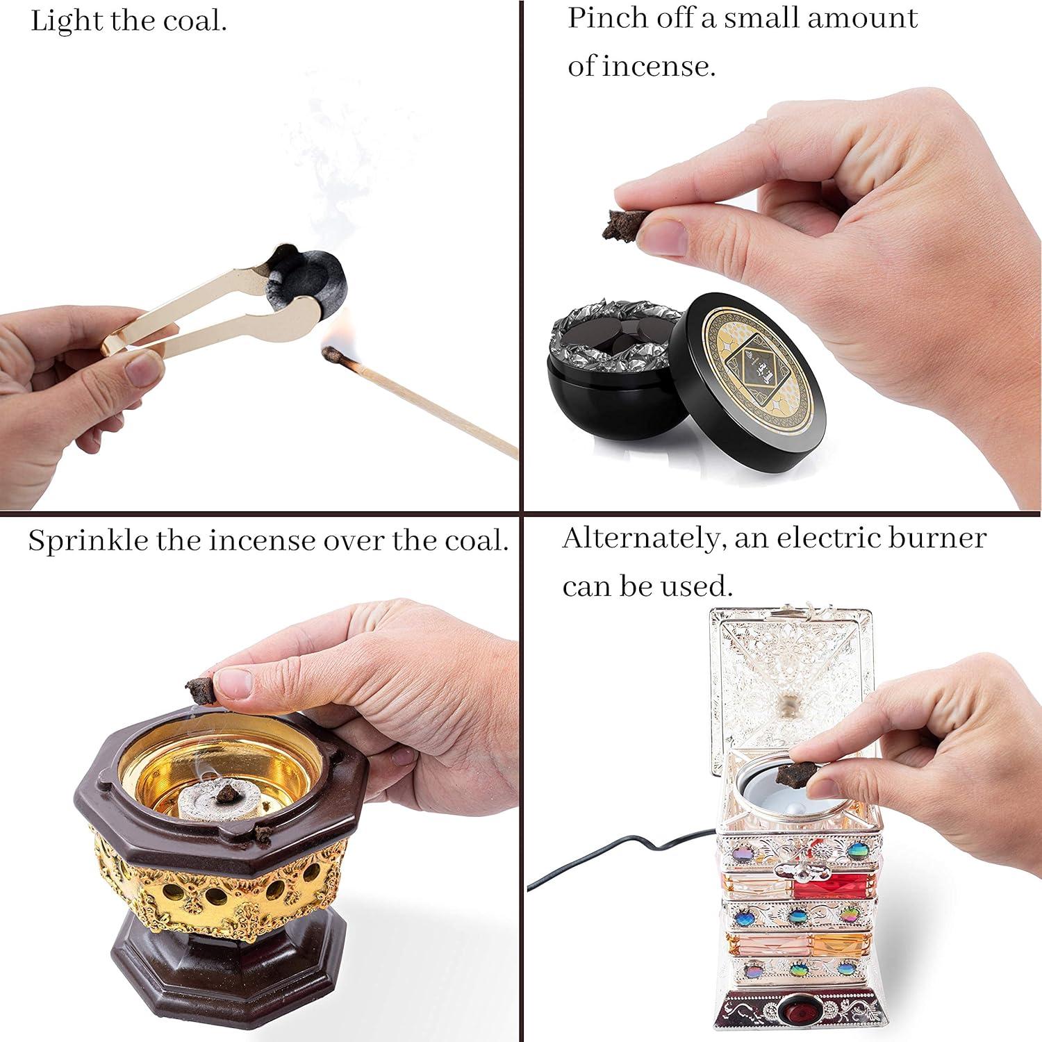 Incienso Ateeq Bakhoor 100g - Oud Árabe Natural para Quemar